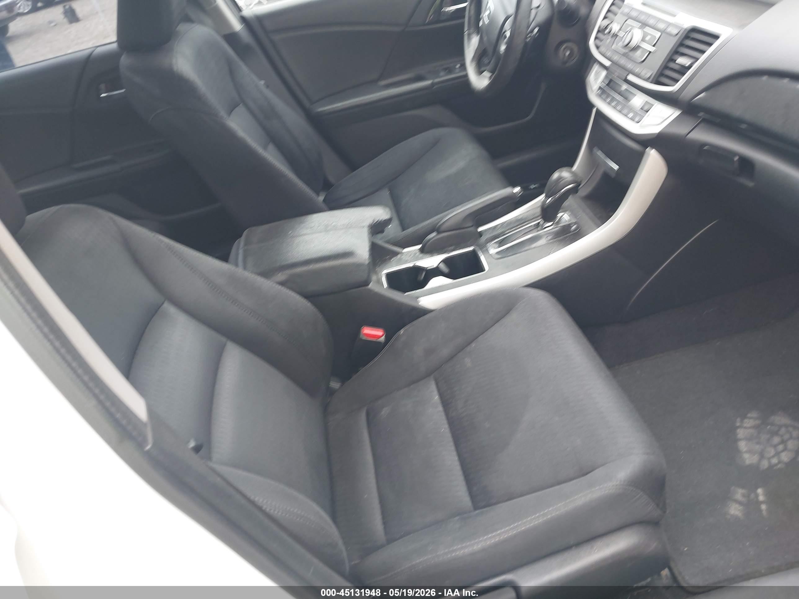 2014 Honda Accord Sport White vin: 1HGCR2F54EA093335