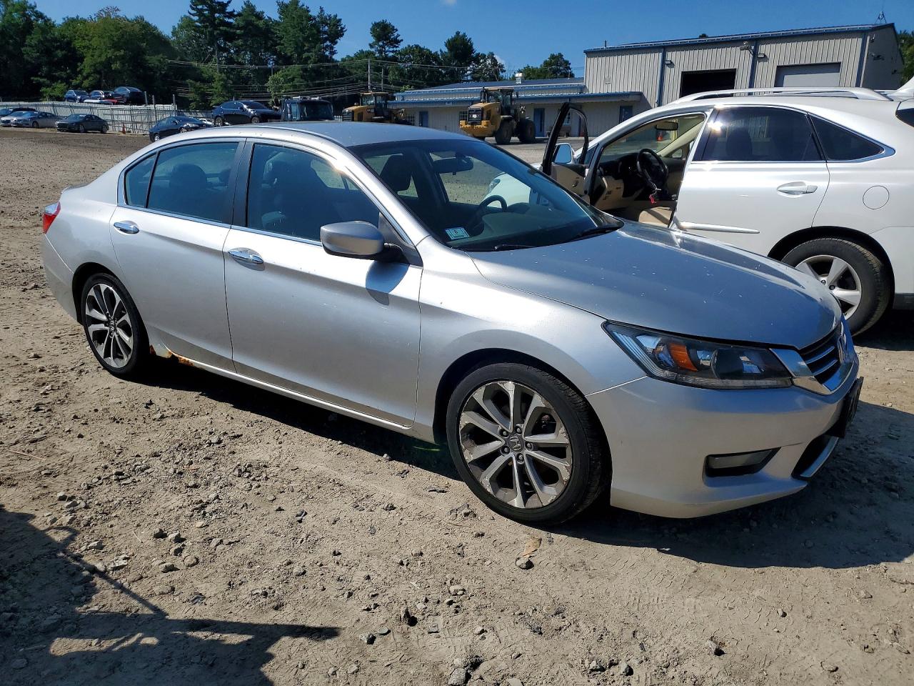 2014 Honda Accord Sport Silver vin: 1HGCR2F54EA109596