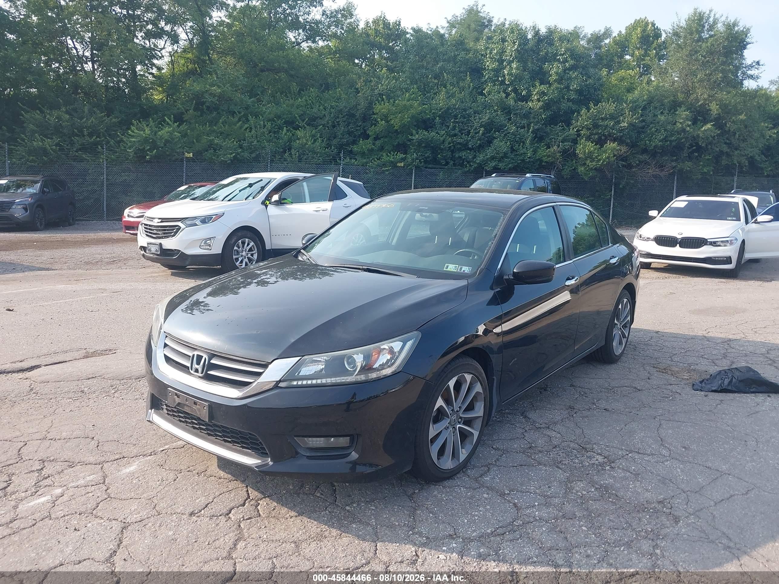 2014 Honda Accord Sport Black vin: 1HGCR2F54EA181575