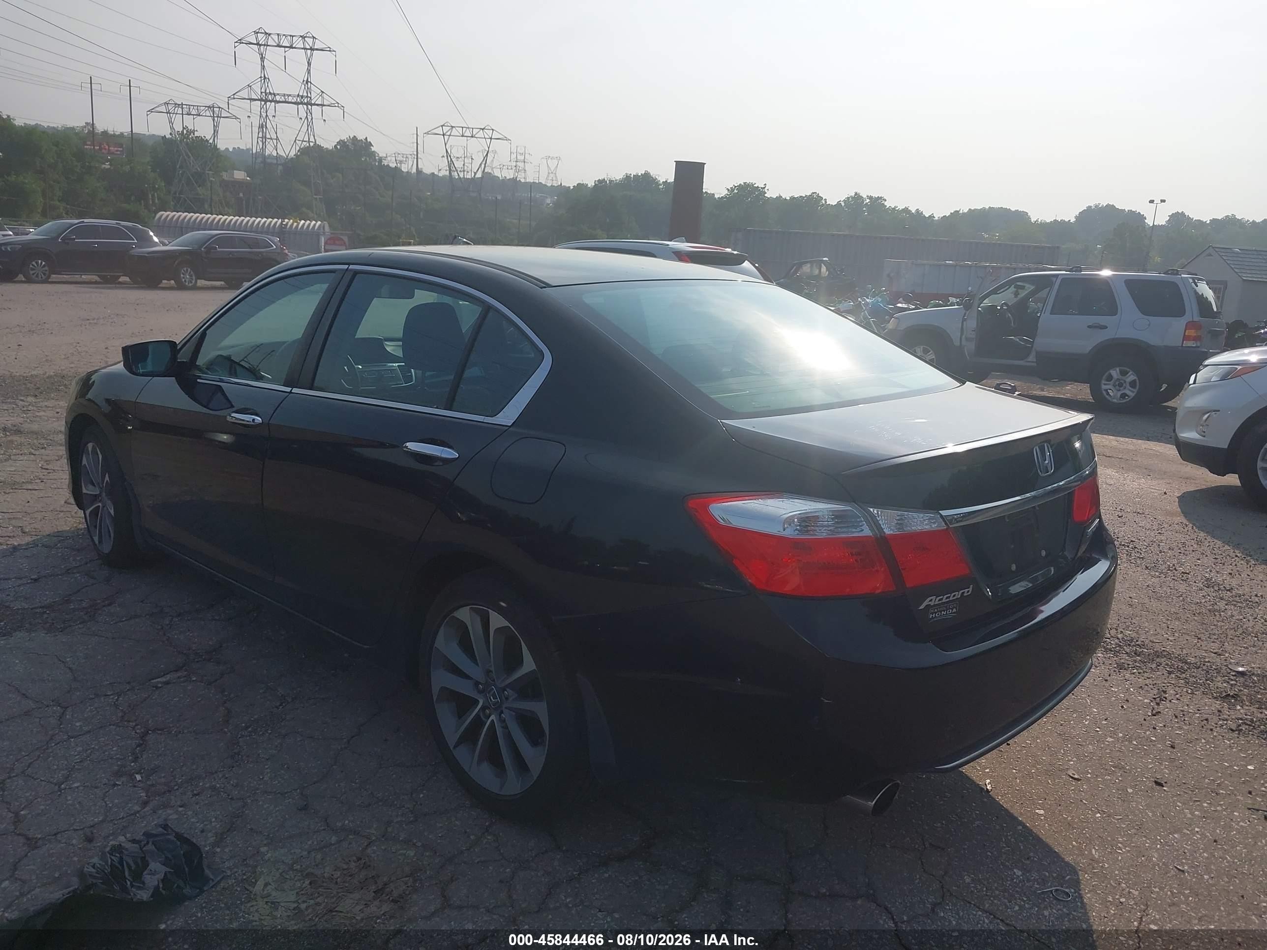 2014 Honda Accord Sport Black vin: 1HGCR2F54EA181575