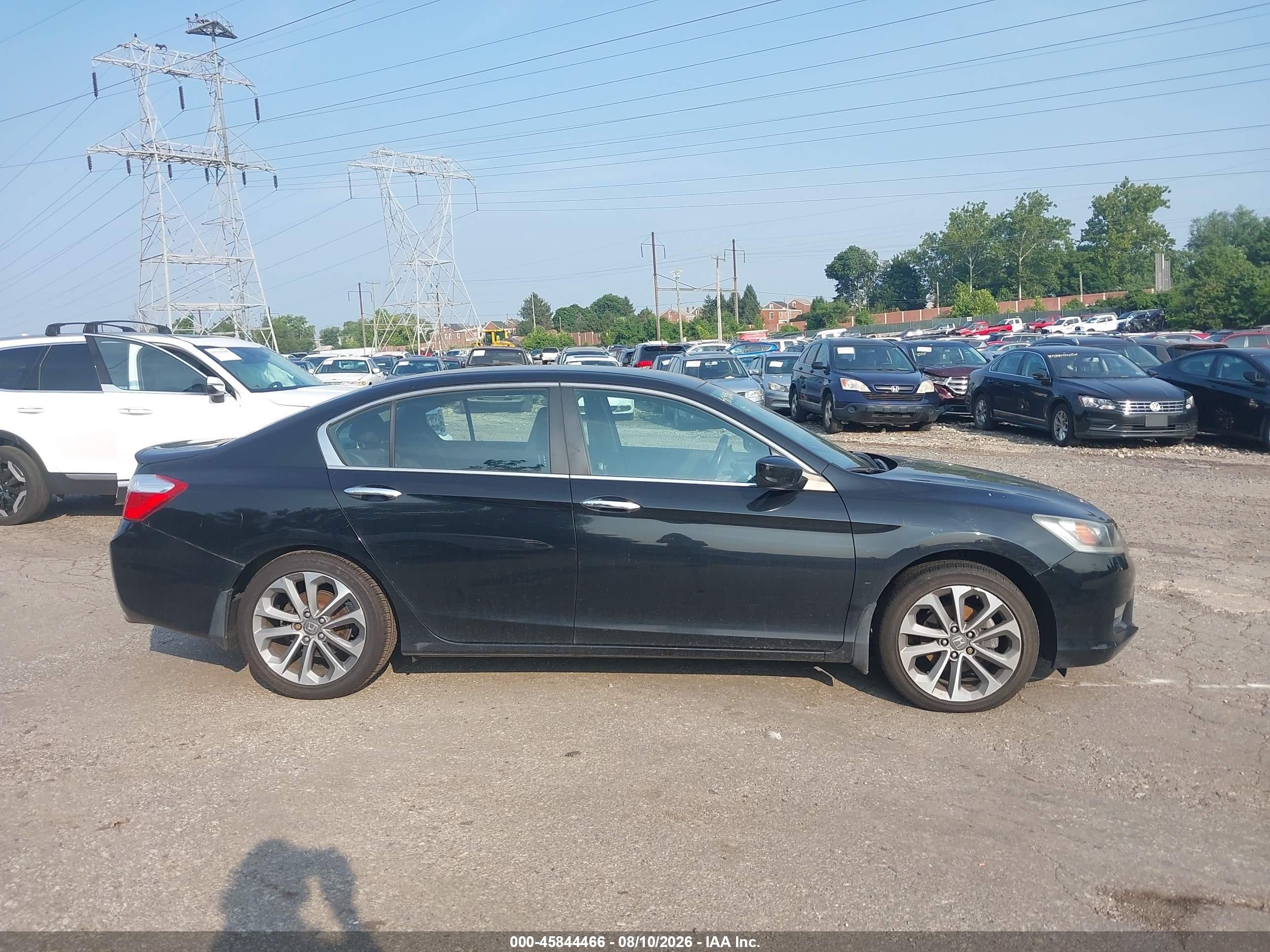 2014 Honda Accord Sport Black vin: 1HGCR2F54EA181575