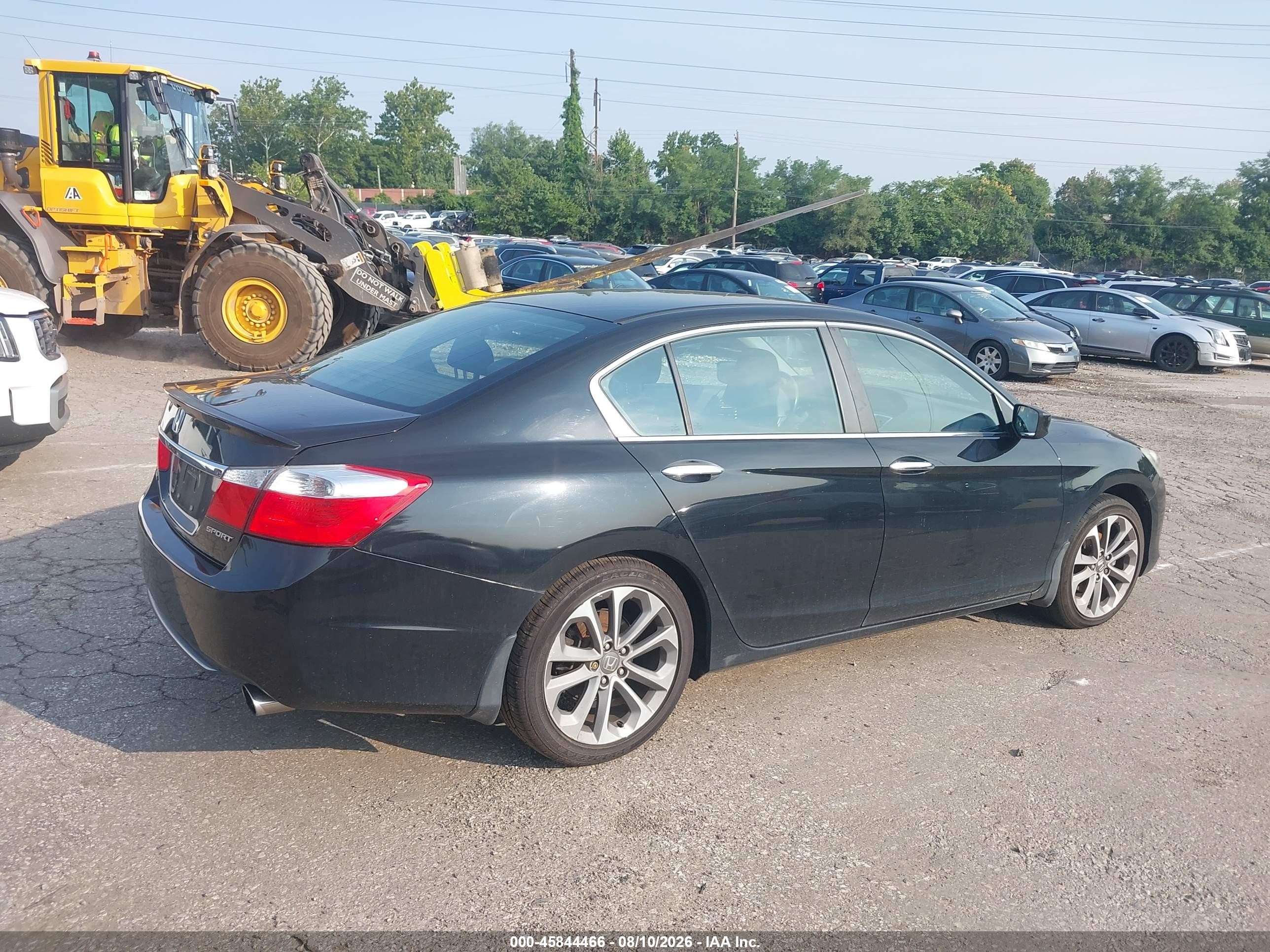 2014 Honda Accord Sport Black vin: 1HGCR2F54EA181575