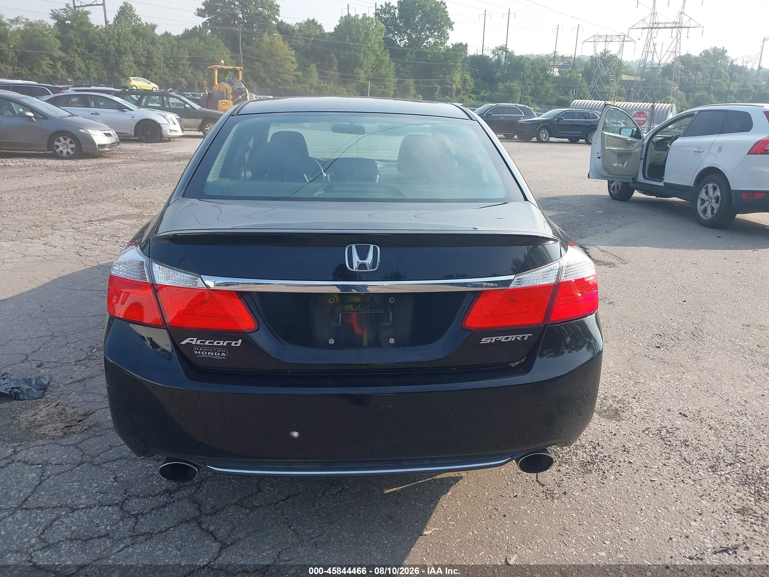 2014 Honda Accord Sport Black vin: 1HGCR2F54EA181575