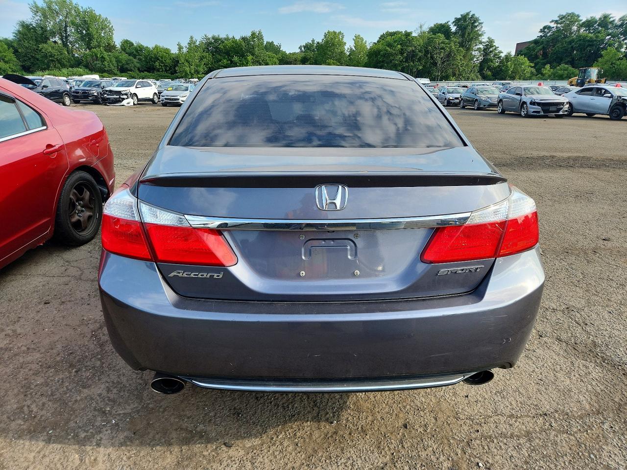 2014 Honda Accord Sport Gray vin: 1HGCR2F54EA222142