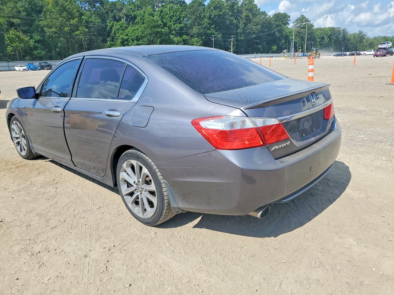 2014 Honda Accord Sport Gray vin: 1HGCR2F54EA245646