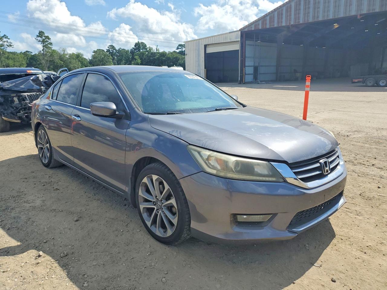 2014 Honda Accord Sport Gray vin: 1HGCR2F54EA245646