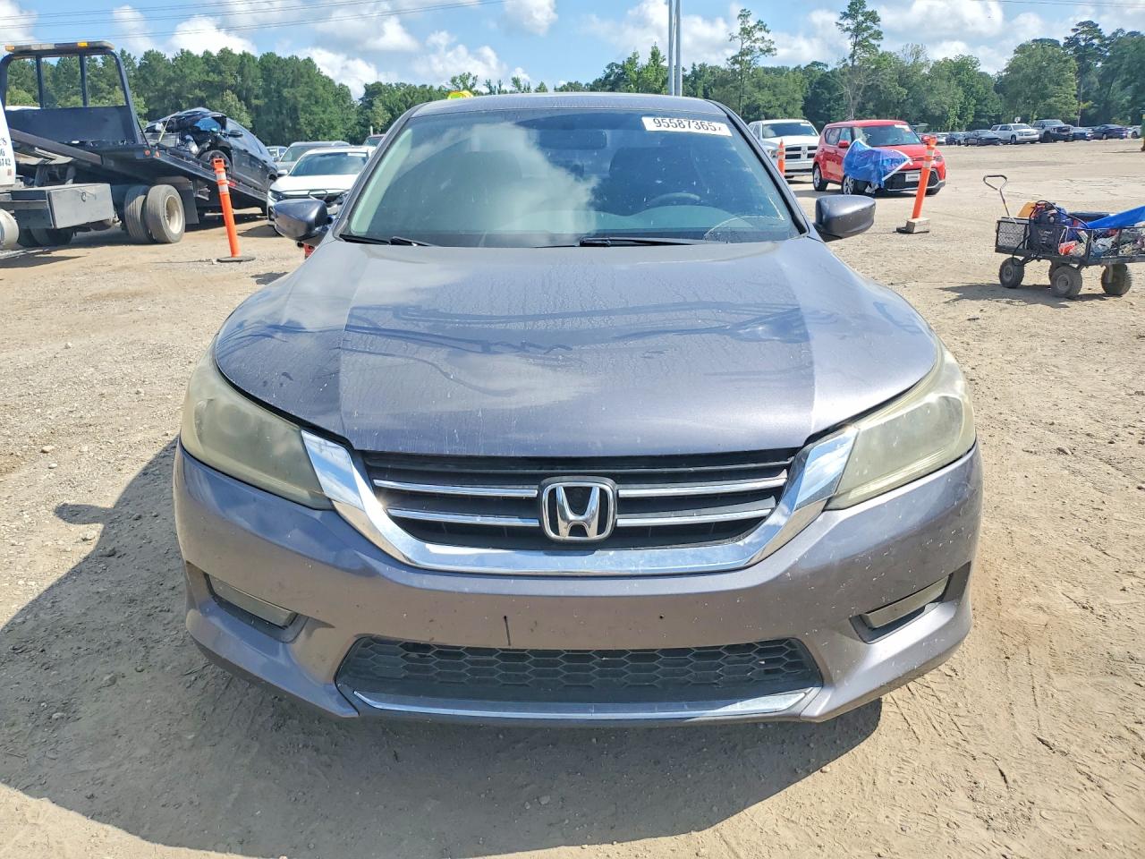 2014 Honda Accord Sport Gray vin: 1HGCR2F54EA245646