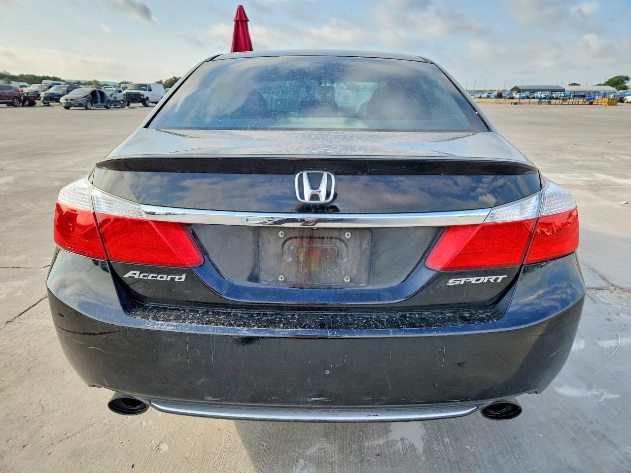 2014 Honda Accord Sport Черный vin: 1HGCR2F54EA284012