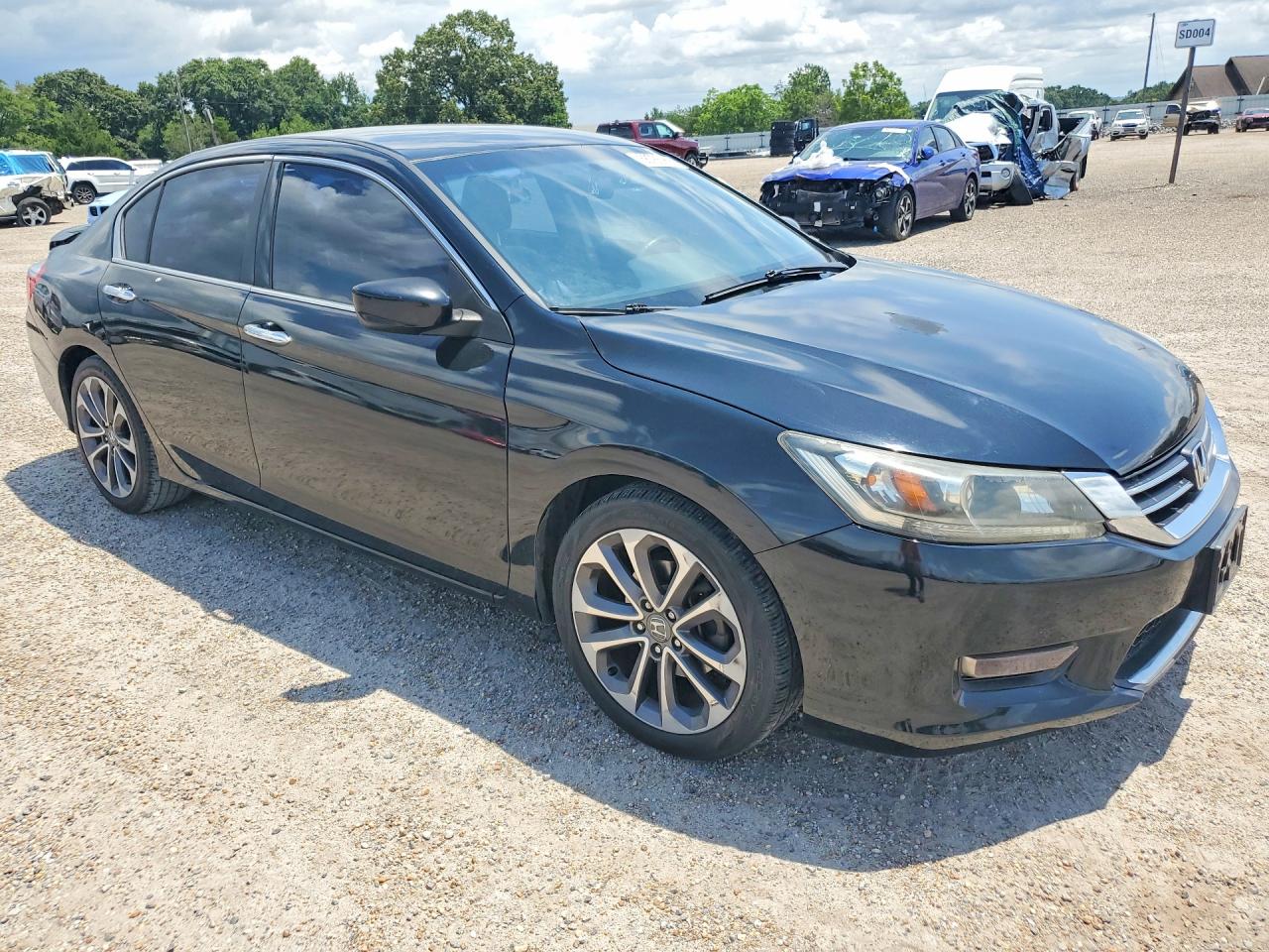 2015 Honda Accord Sport Black vin: 1HGCR2F54FA005093