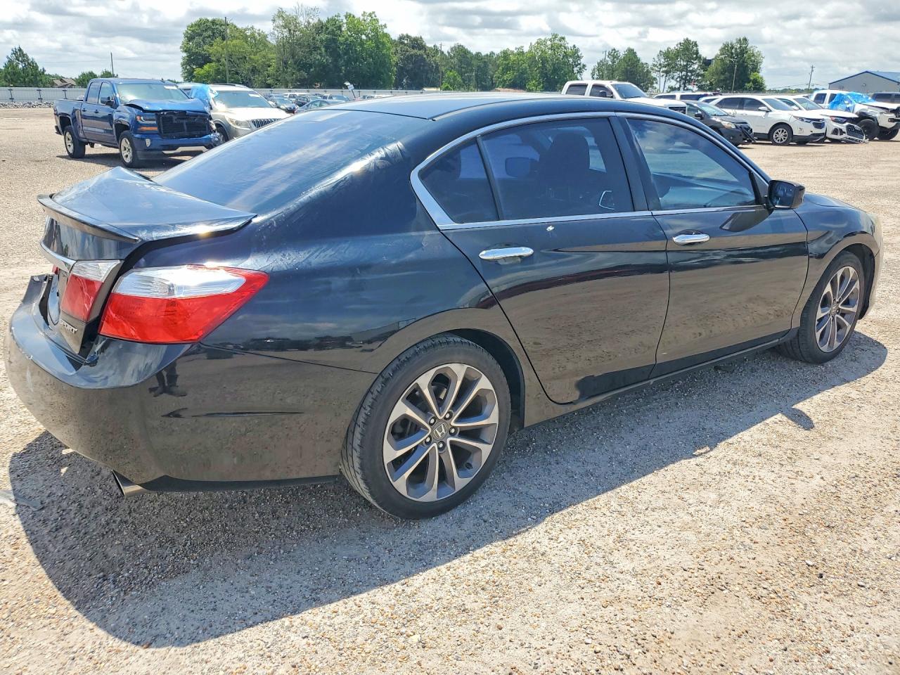 2015 Honda Accord Sport Black vin: 1HGCR2F54FA005093