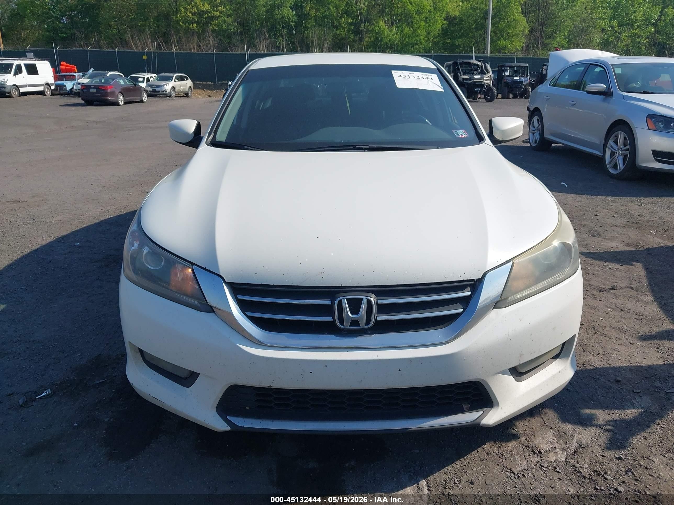 2015 Honda Accord Sport Белый vin: 1HGCR2F54FA020550