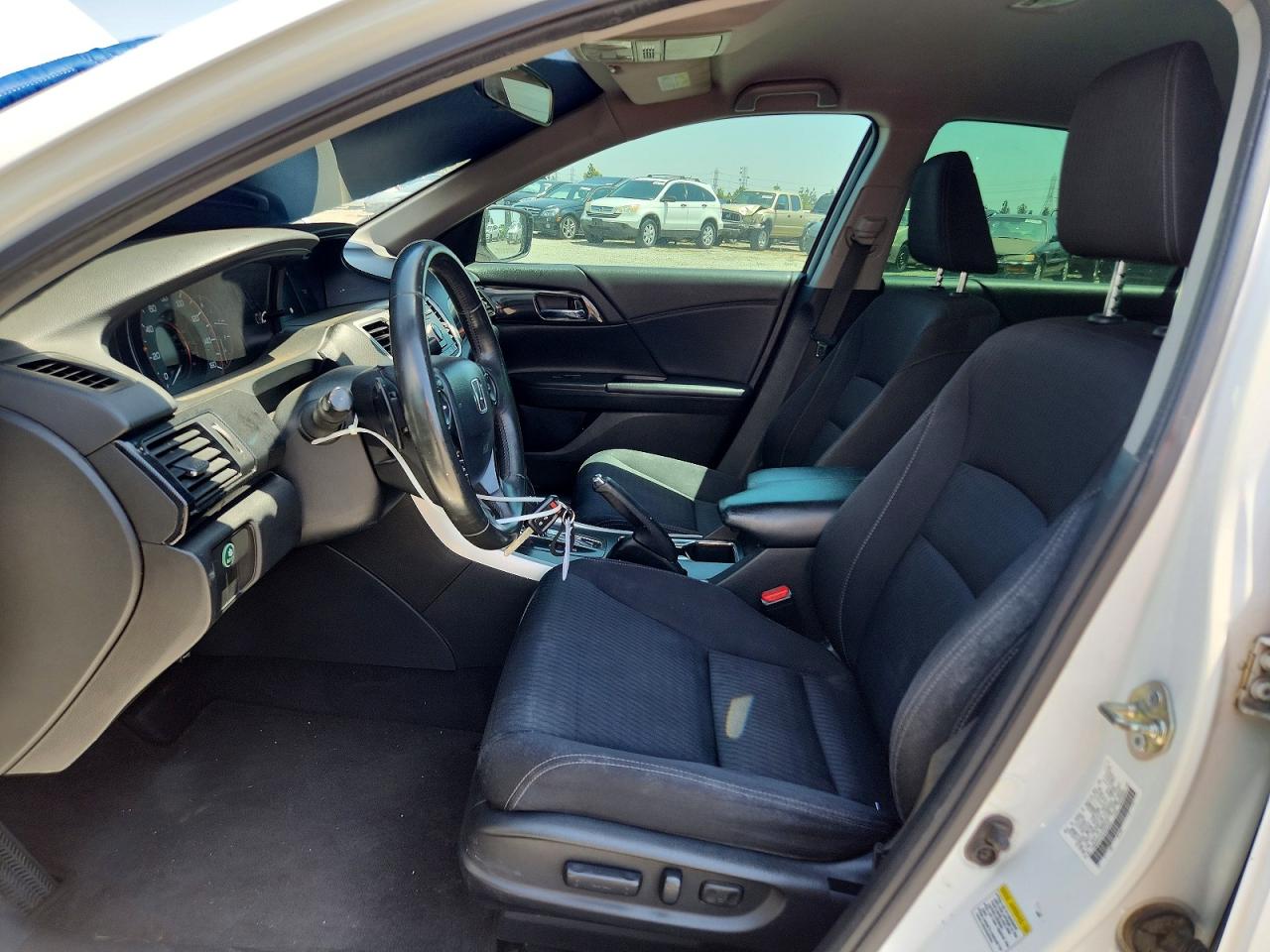 2015 Honda Accord Sport White vin: 1HGCR2F54FA063950