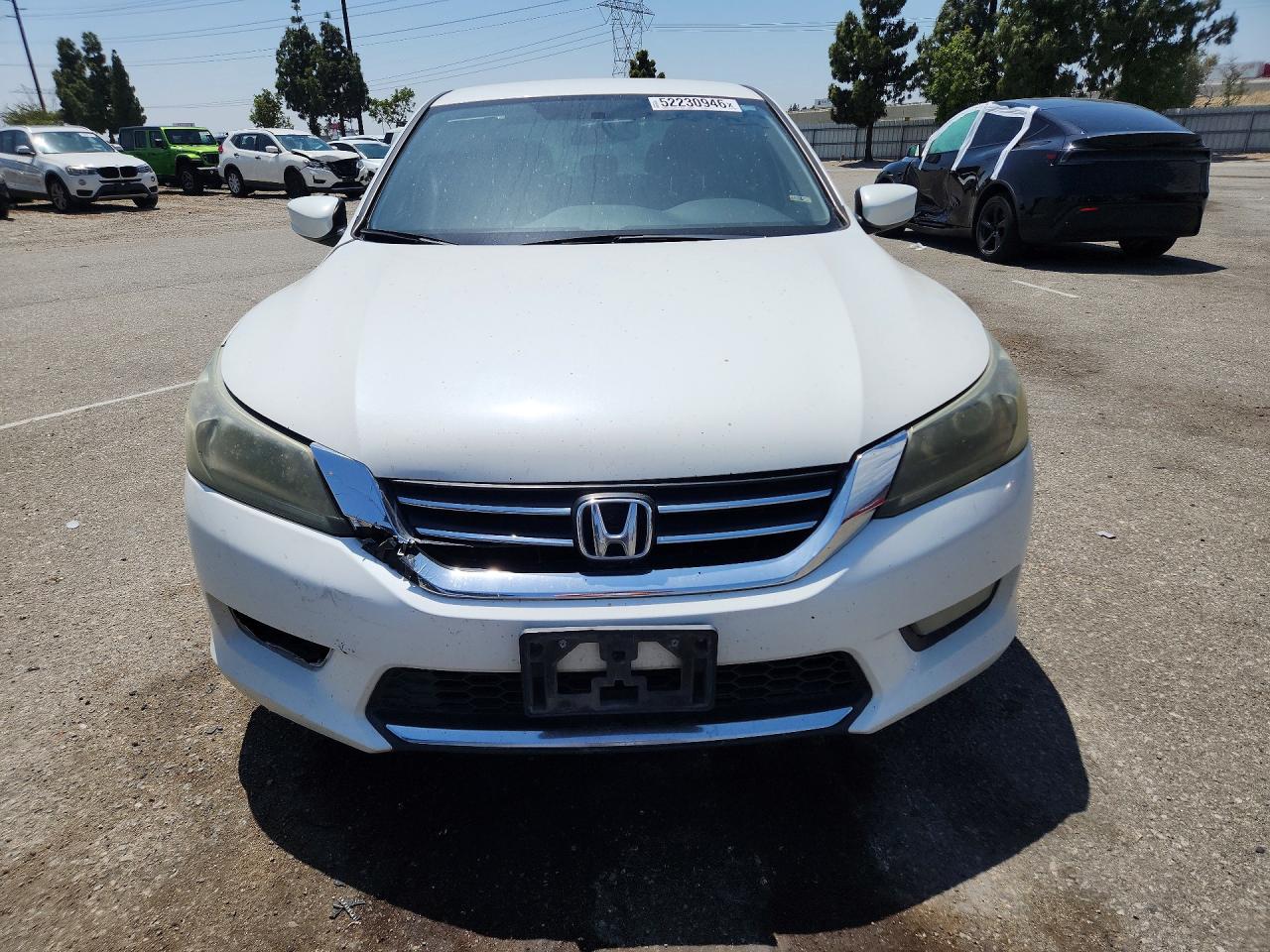 2015 Honda Accord Sport White vin: 1HGCR2F54FA063950
