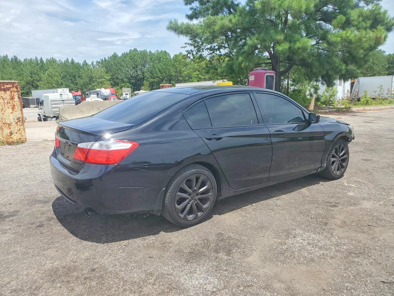 2015 Honda Accord Sport Black vin: 1HGCR2F54FA094227
