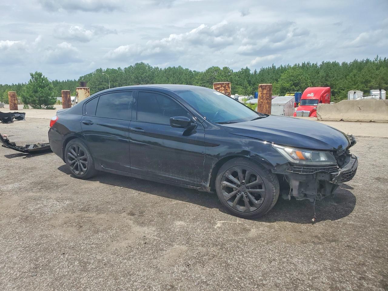 2015 Honda Accord Sport Black vin: 1HGCR2F54FA094227