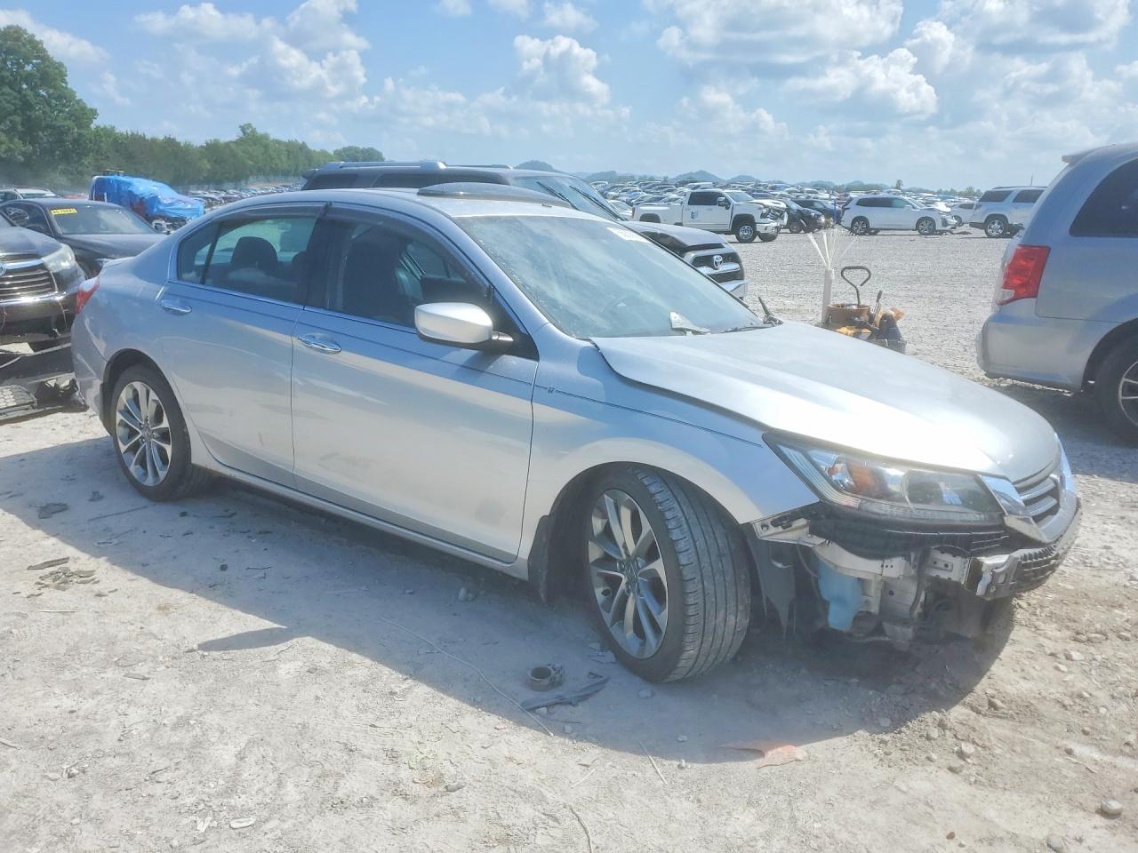 2015 Honda Accord Sport Silver vin: 1HGCR2F54FA106943