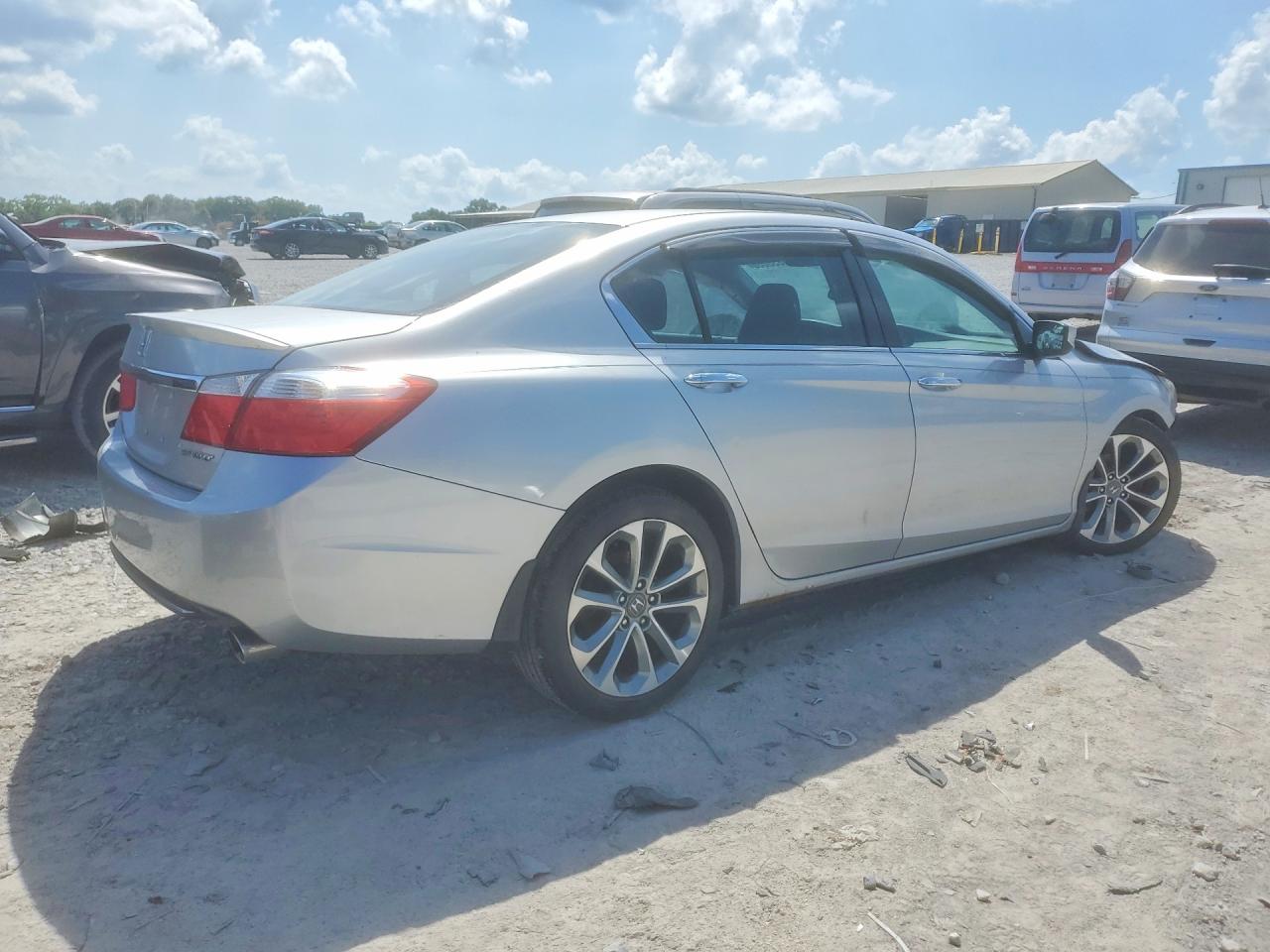 2015 Honda Accord Sport Silver vin: 1HGCR2F54FA106943