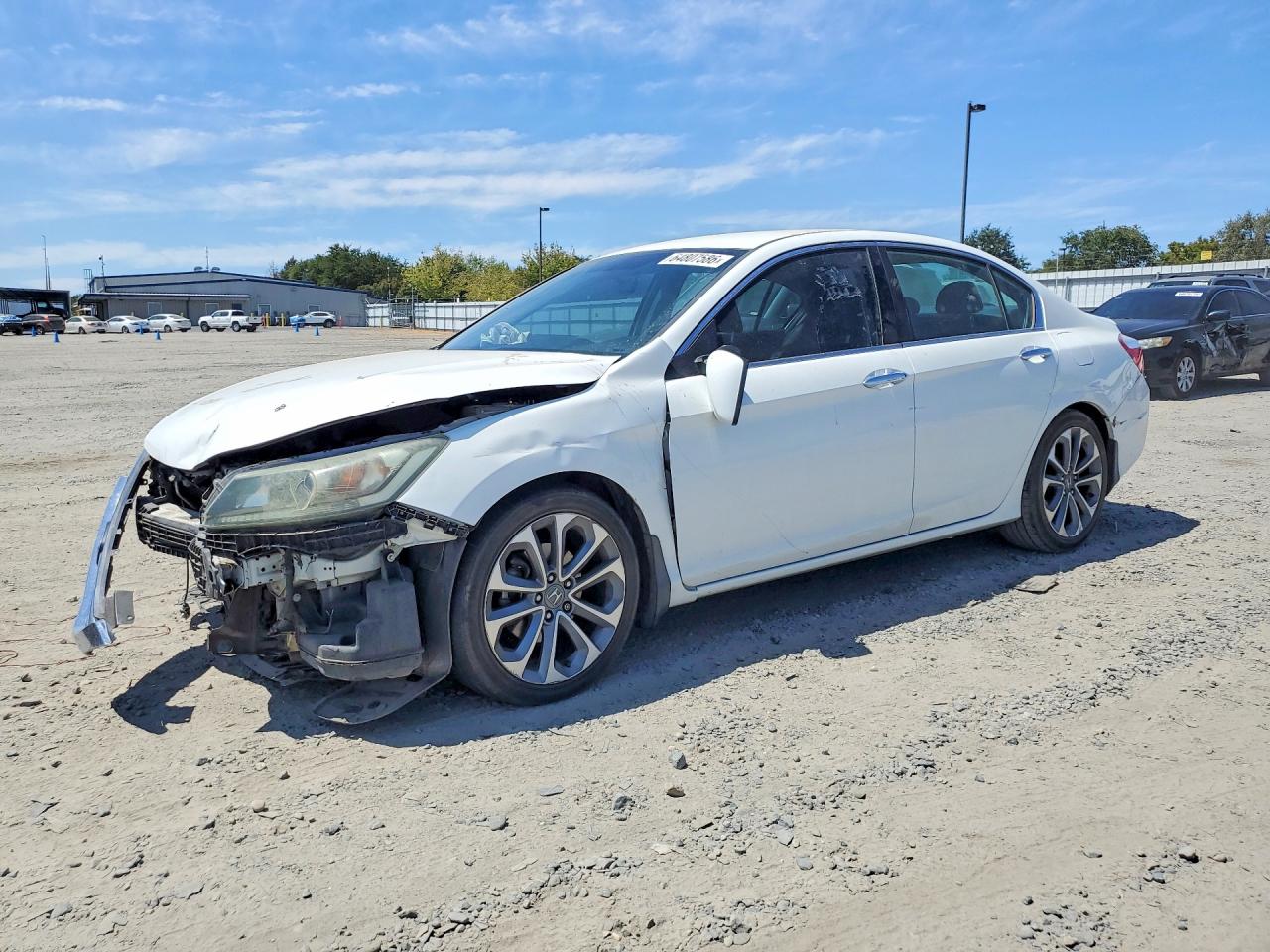 2015 Honda Accord Sport White vin: 1HGCR2F54FA115738