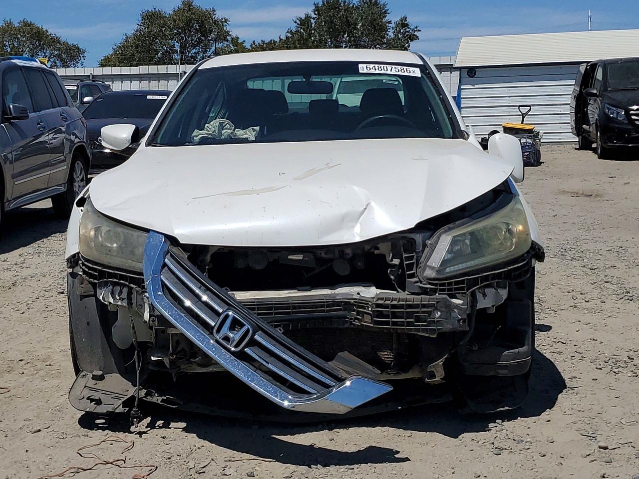 2015 Honda Accord Sport White vin: 1HGCR2F54FA115738