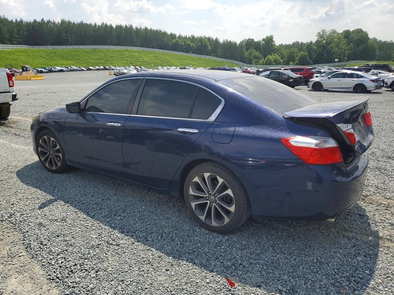 2015 Honda Accord Sport Синий vin: 1HGCR2F54FA142664