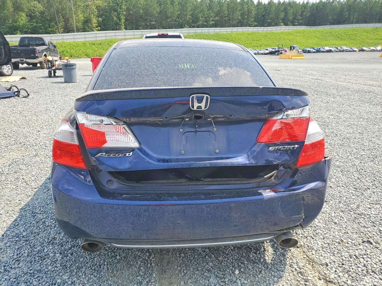 2015 Honda Accord Sport Синий vin: 1HGCR2F54FA142664