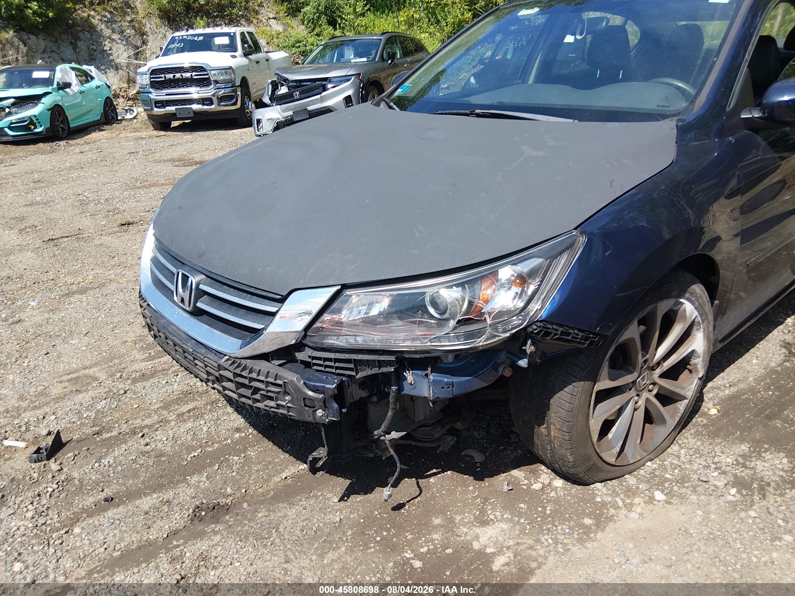 2015 Honda Accord Sport Blue vin: 1HGCR2F54FA154068