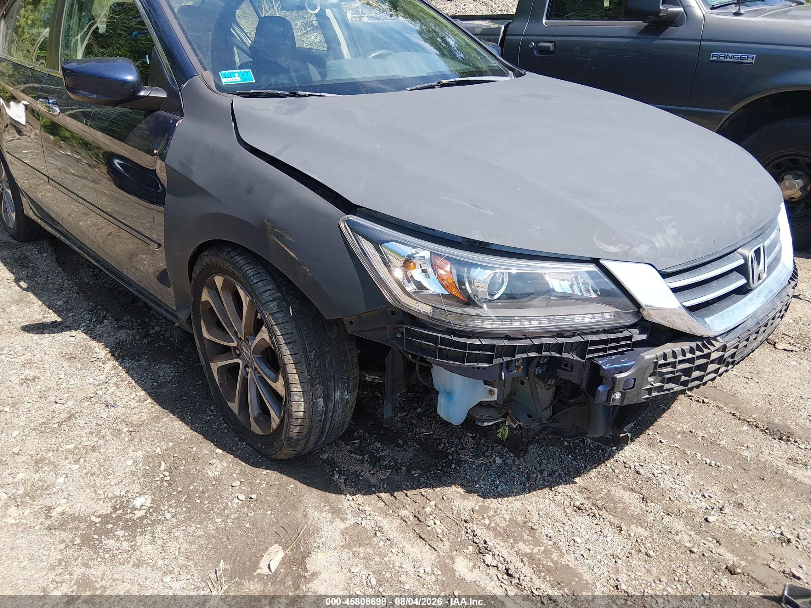 2015 Honda Accord Sport Blue vin: 1HGCR2F54FA154068