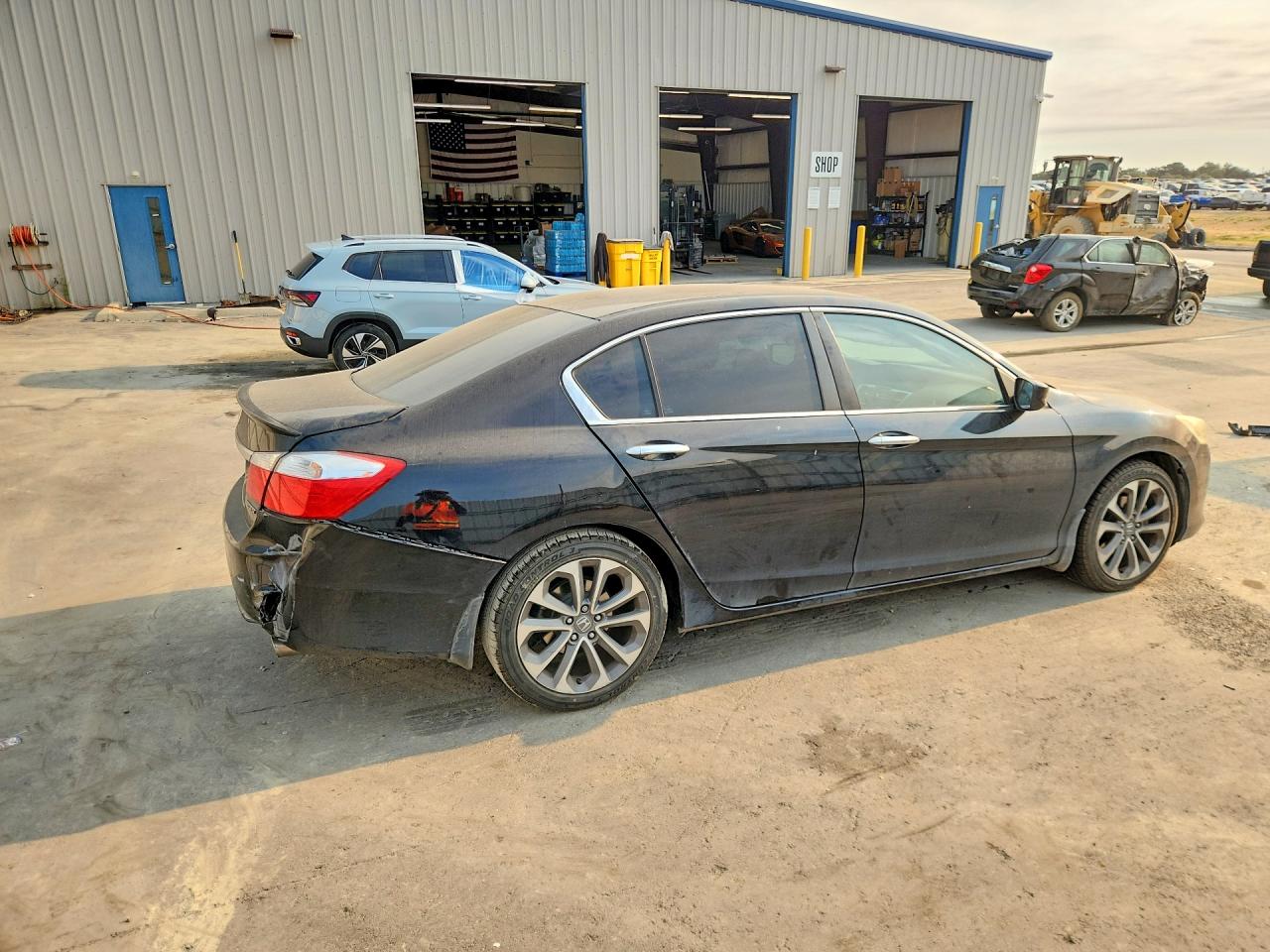 2015 Honda Accord Sport Black vin: 1HGCR2F54FA155625