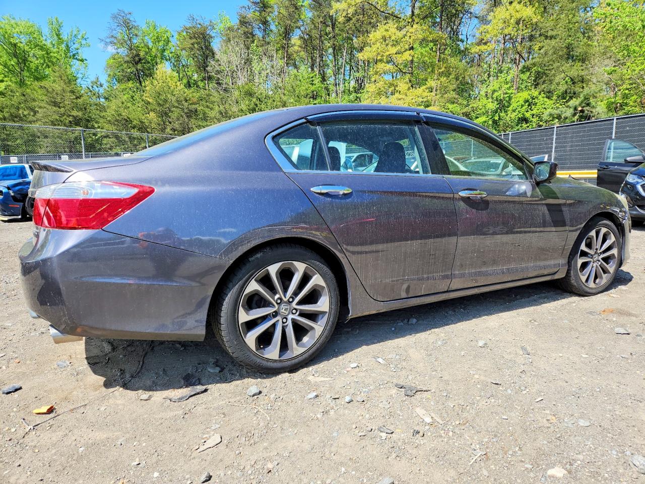 2015 Honda Accord Sport Gray vin: 1HGCR2F54FA164406