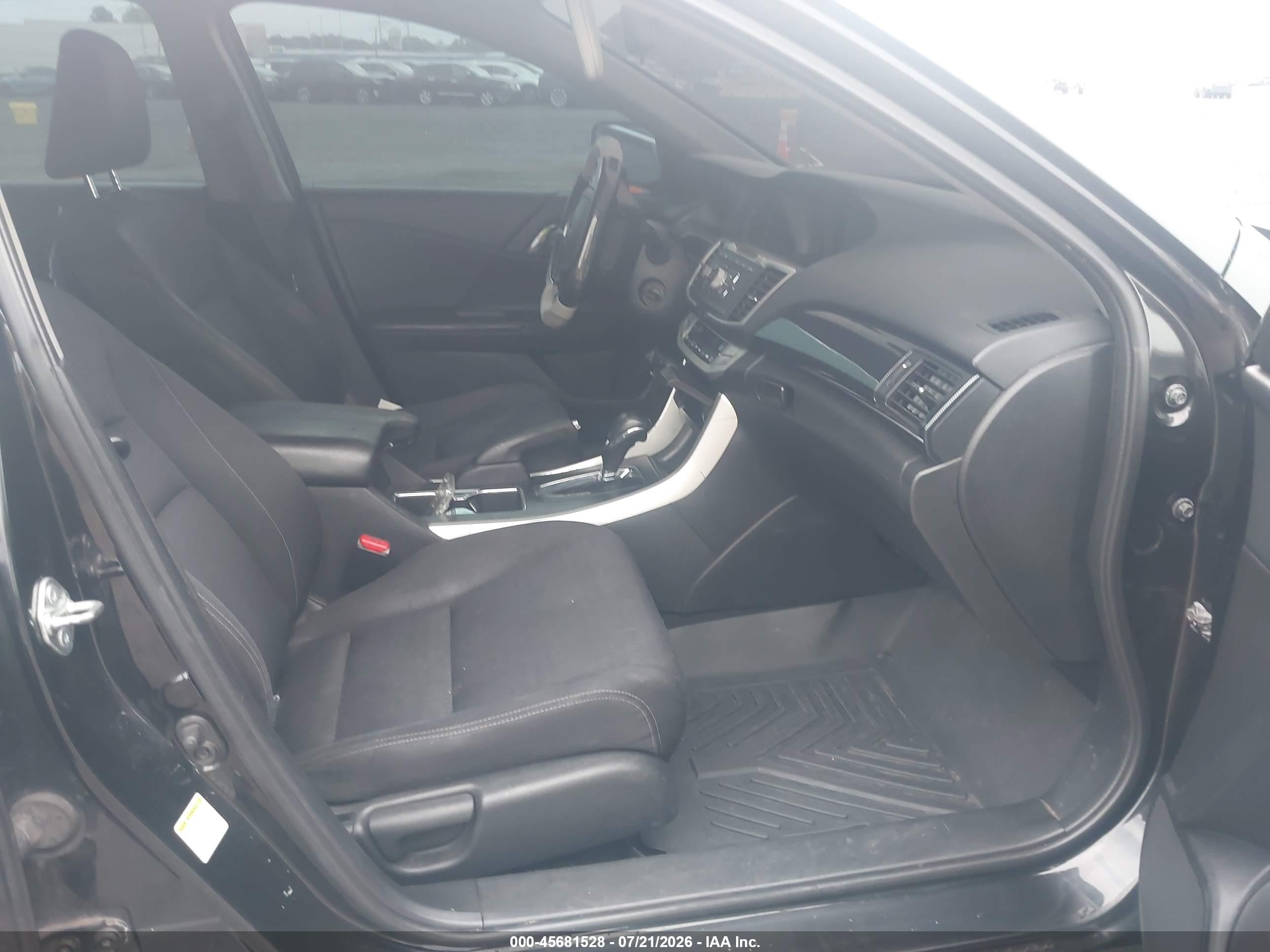 2015 Honda Accord Sport Black vin: 1HGCR2F54FA165801