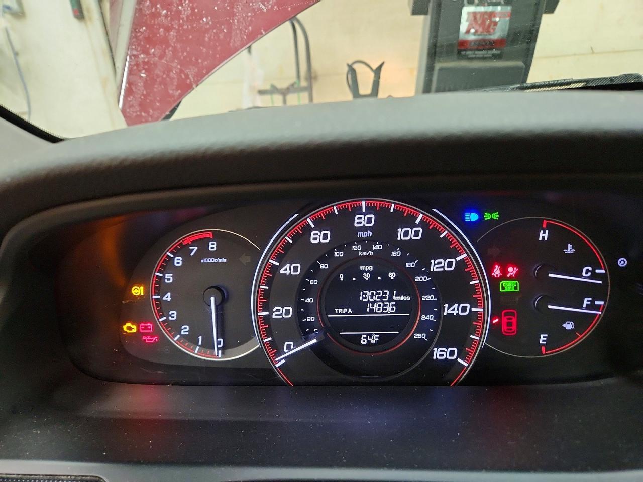 2015 Honda Accord Sport Burgundy vin: 1HGCR2F54FA166141