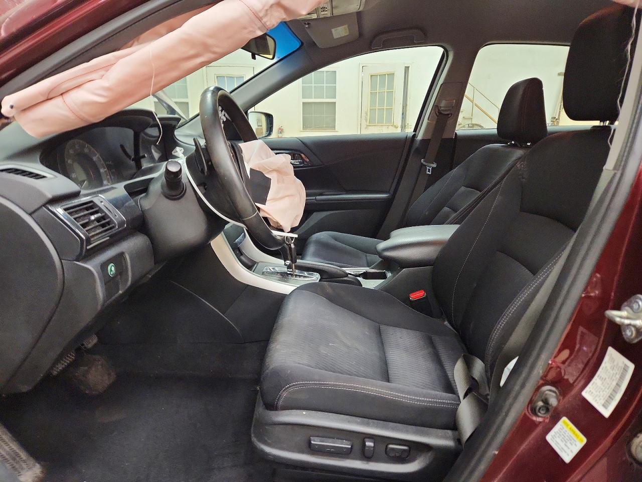 2015 Honda Accord Sport Burgundy vin: 1HGCR2F54FA166141