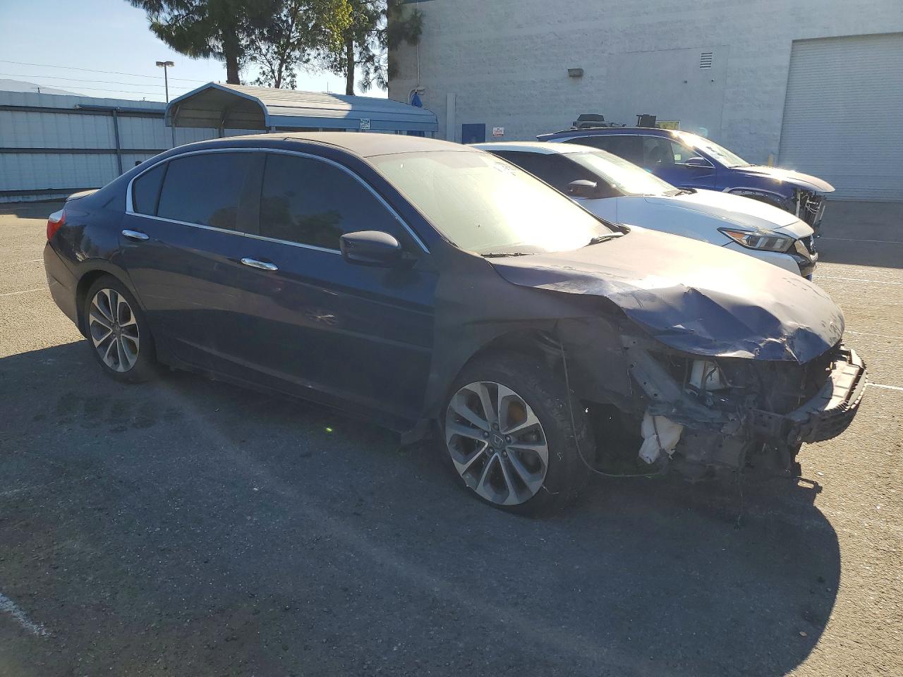 2015 Honda Accord Sport Blue vin: 1HGCR2F54FA193064