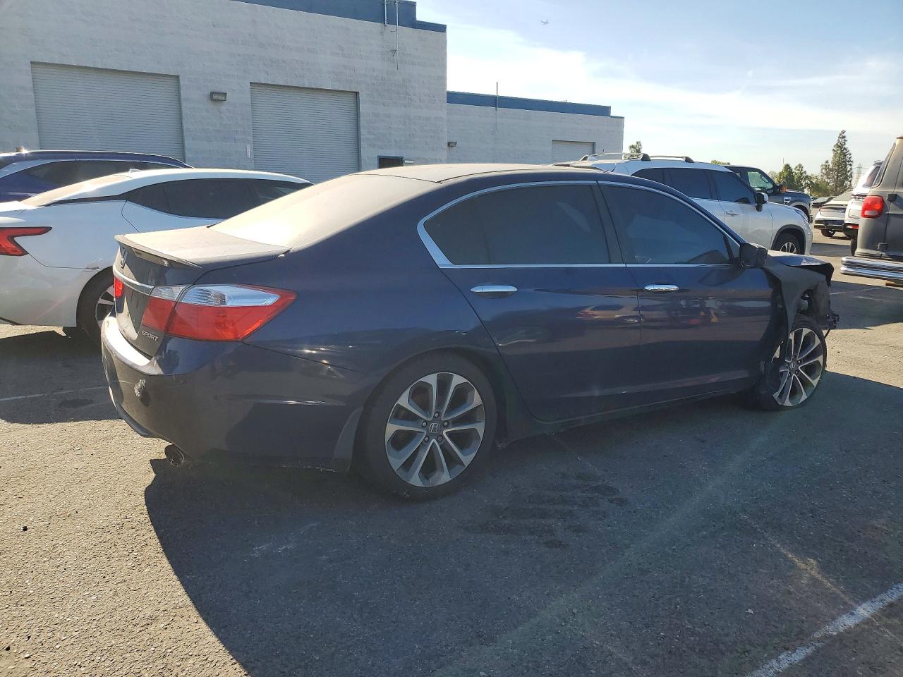 2015 Honda Accord Sport Blue vin: 1HGCR2F54FA193064