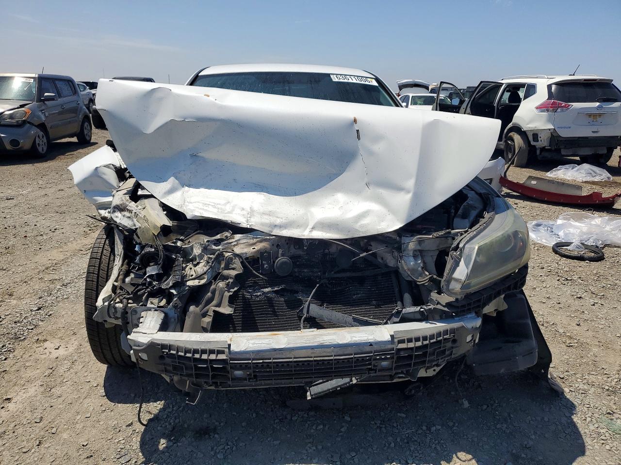 2015 Honda Accord Sport White vin: 1HGCR2F54FA200370