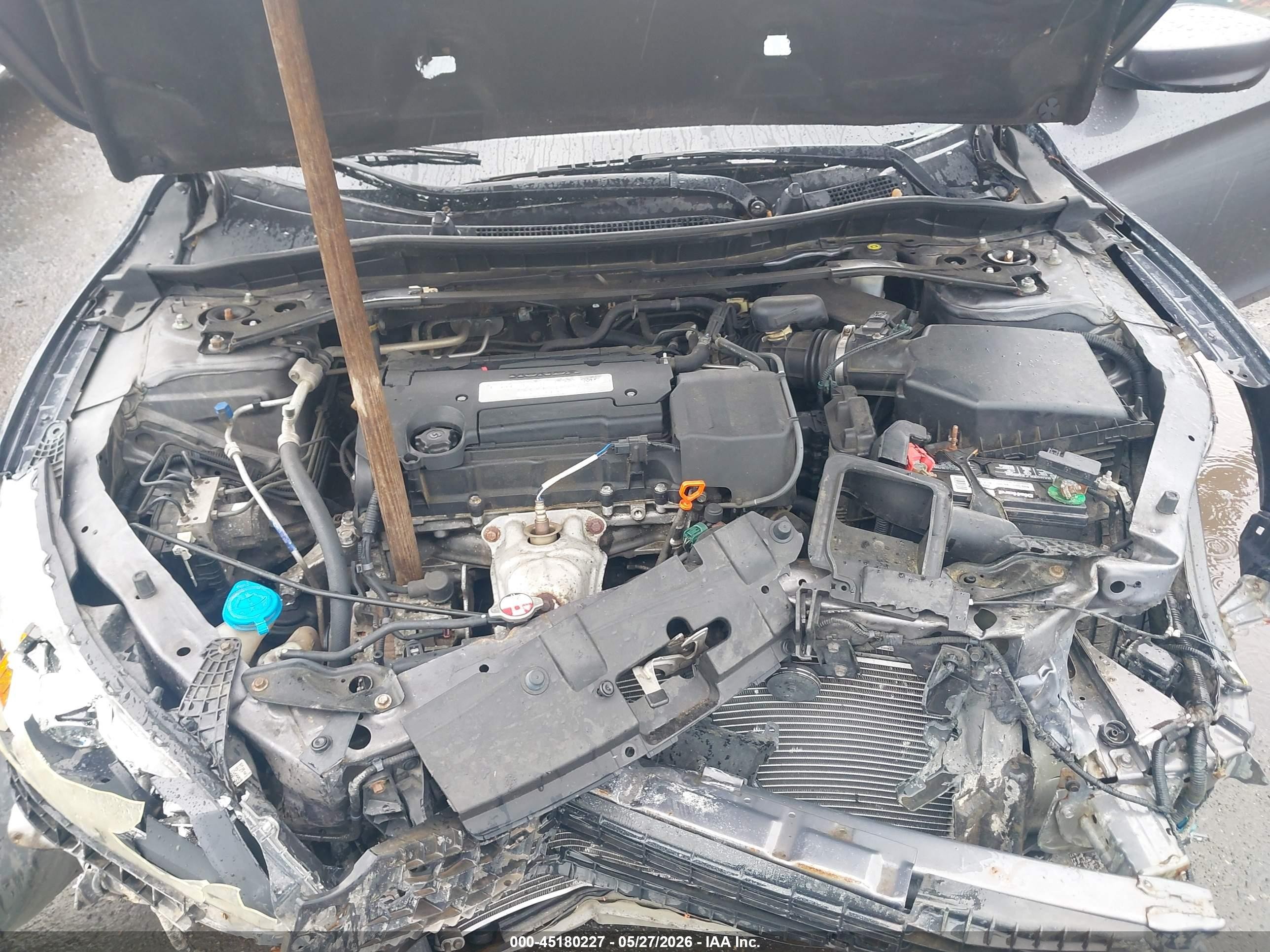 2015 Honda Accord Sport Серый vin: 1HGCR2F54FA236608