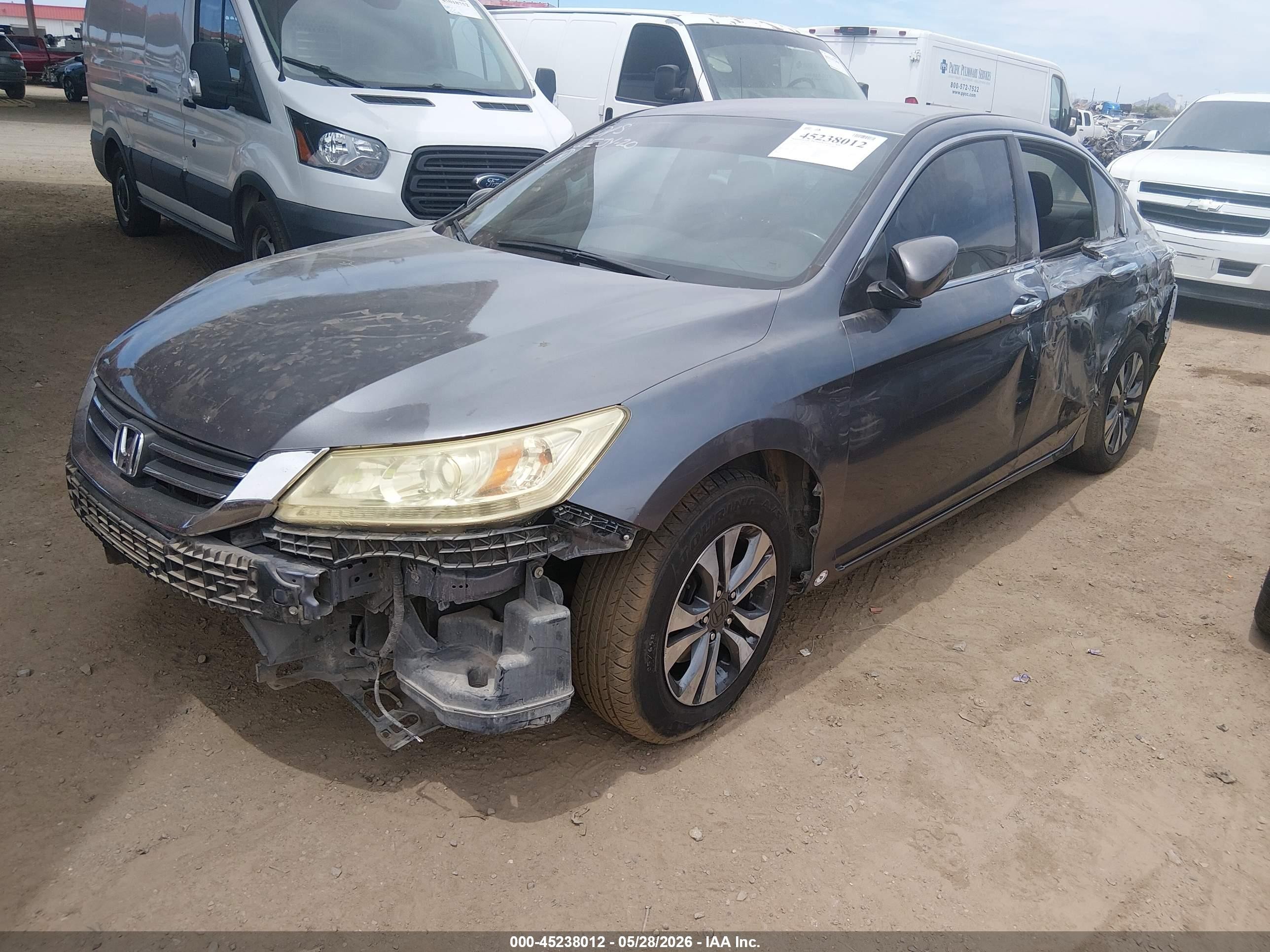 2015 Honda Accord Sport Gray vin: 1HGCR2F54FA244482
