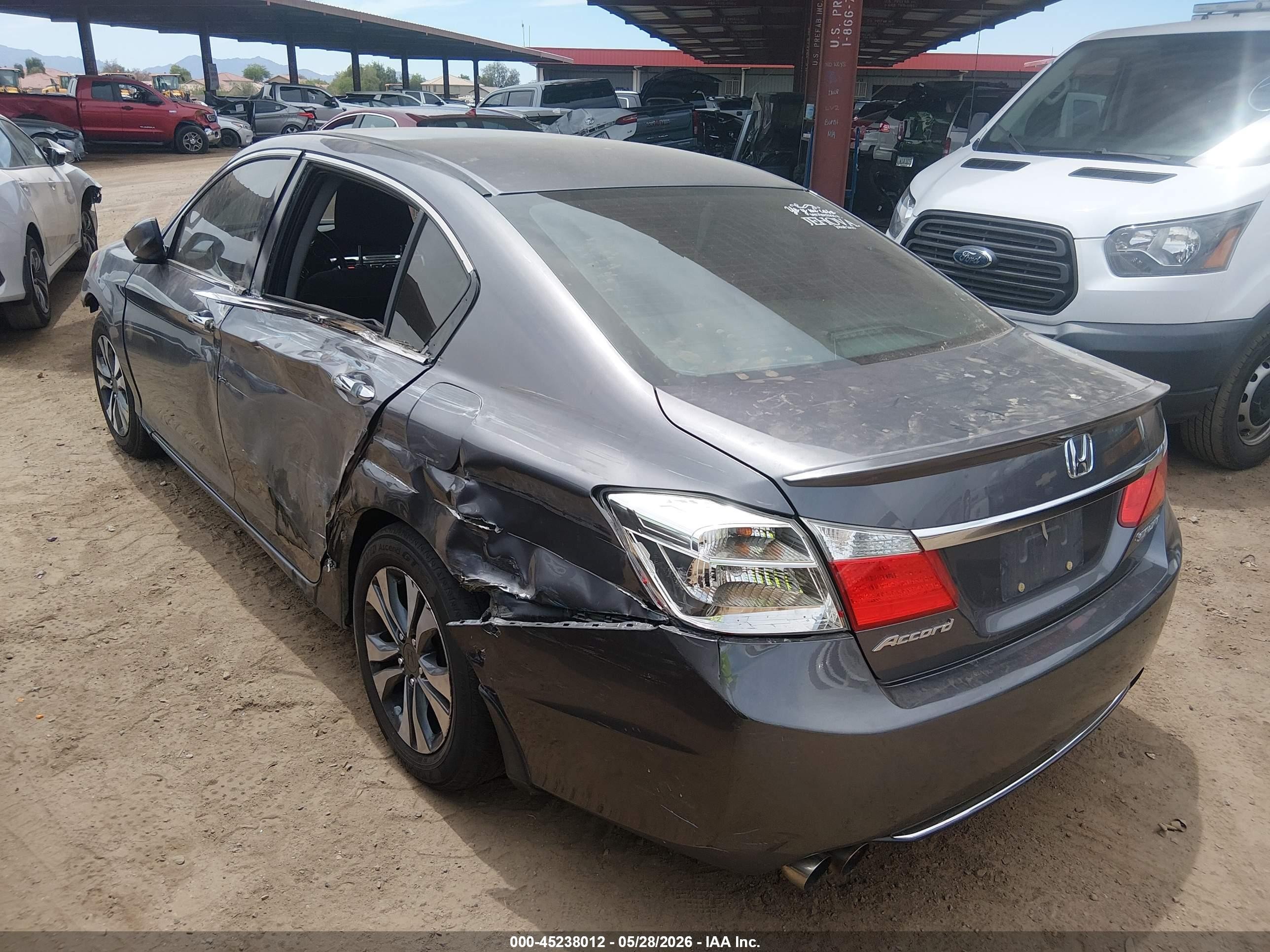 2015 Honda Accord Sport Gray vin: 1HGCR2F54FA244482