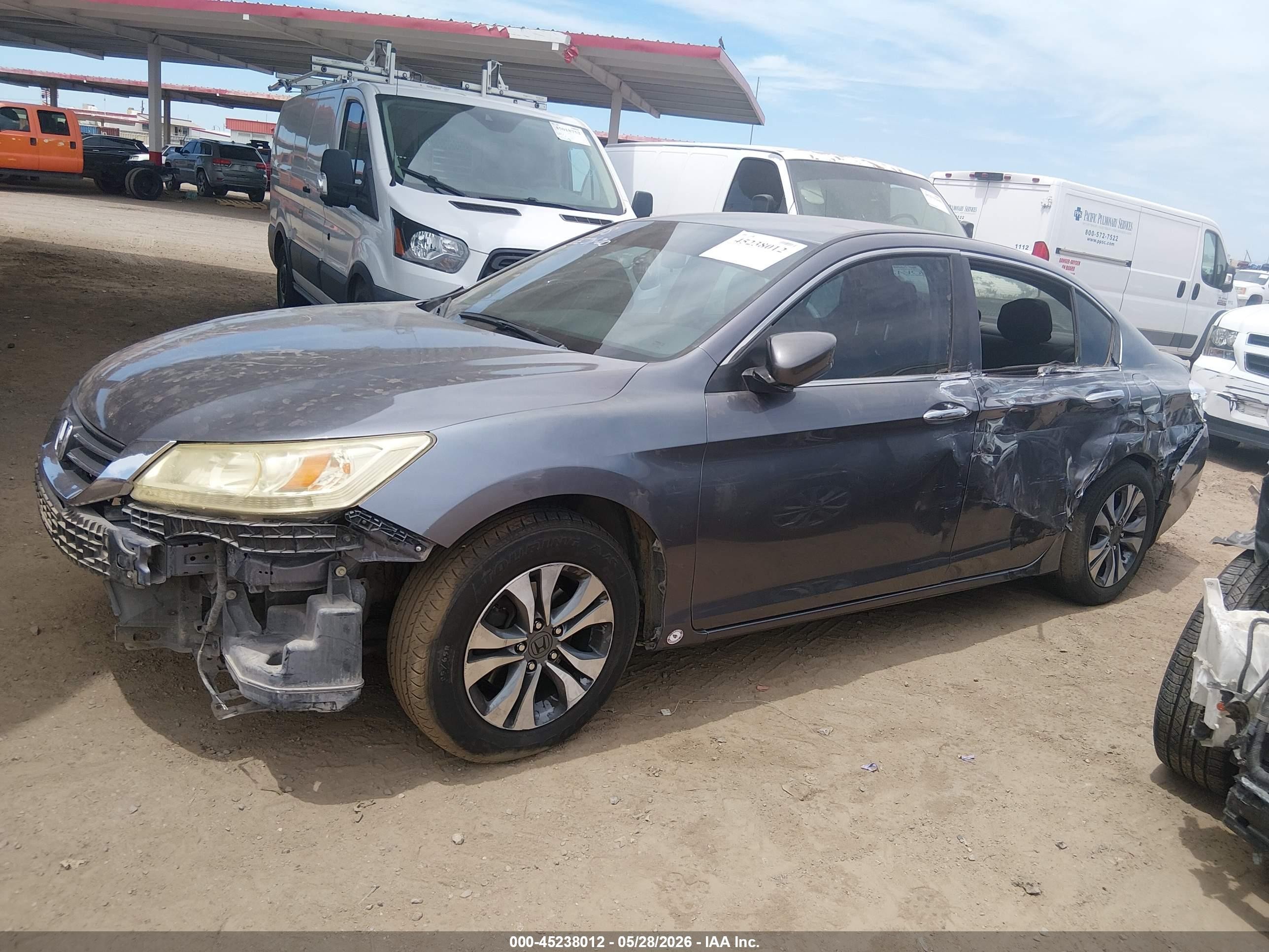 2015 Honda Accord Sport Gray vin: 1HGCR2F54FA244482