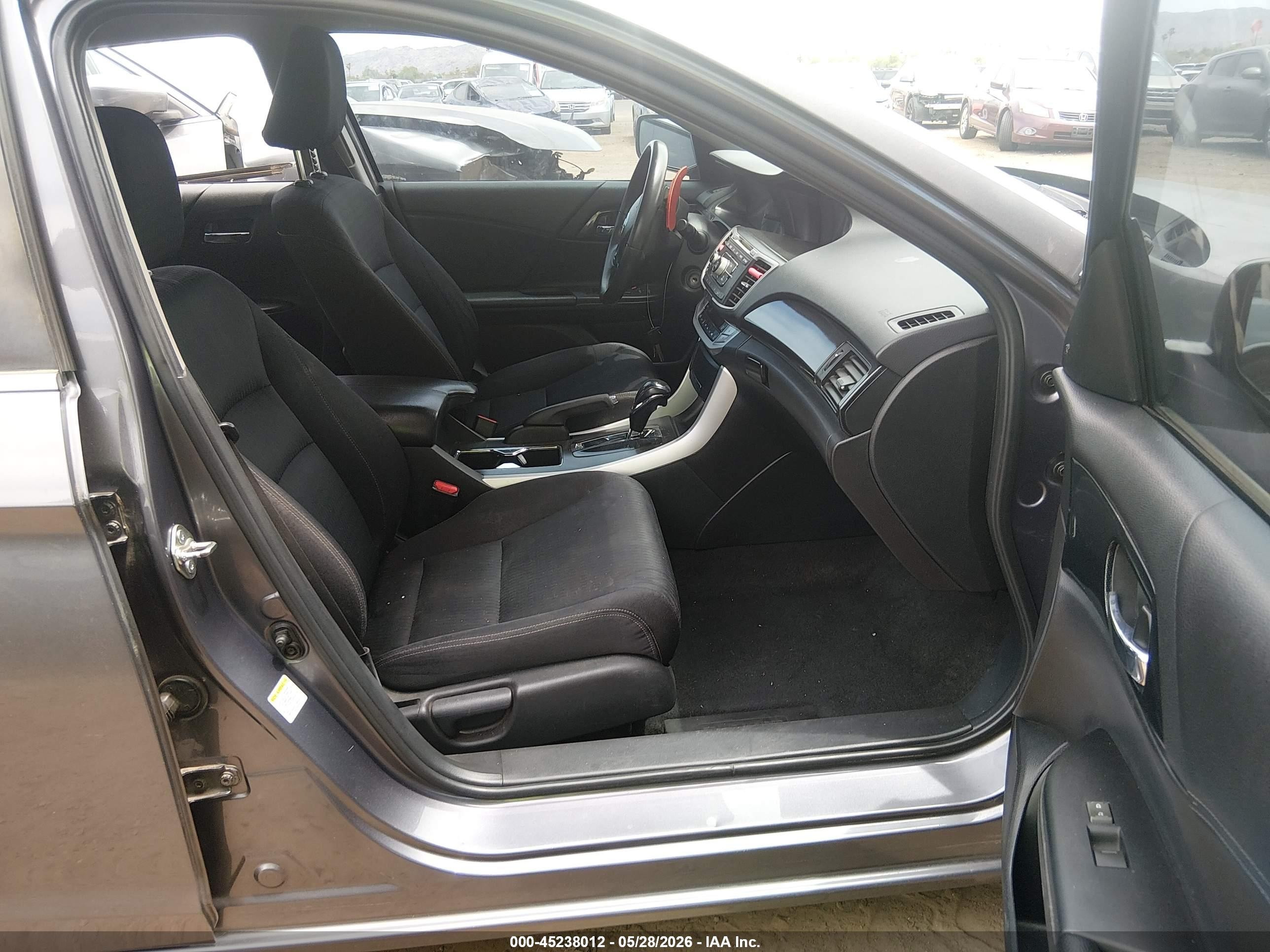 2015 Honda Accord Sport Gray vin: 1HGCR2F54FA244482