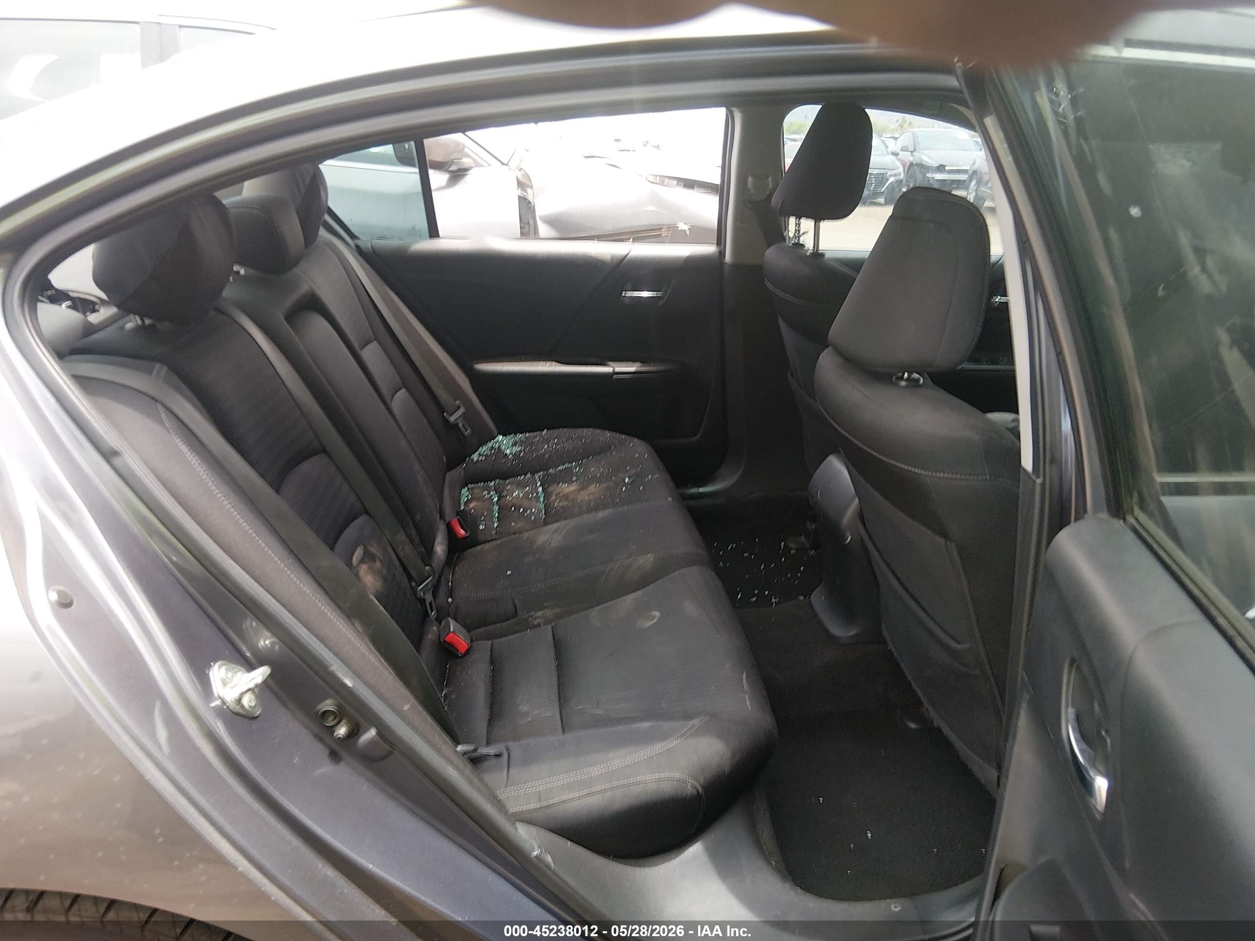 2015 Honda Accord Sport Gray vin: 1HGCR2F54FA244482