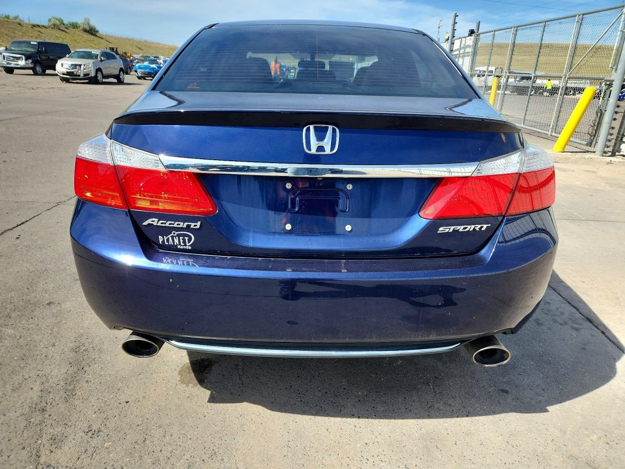 2015 Honda Accord Sport Blue vin: 1HGCR2F54FA249195
