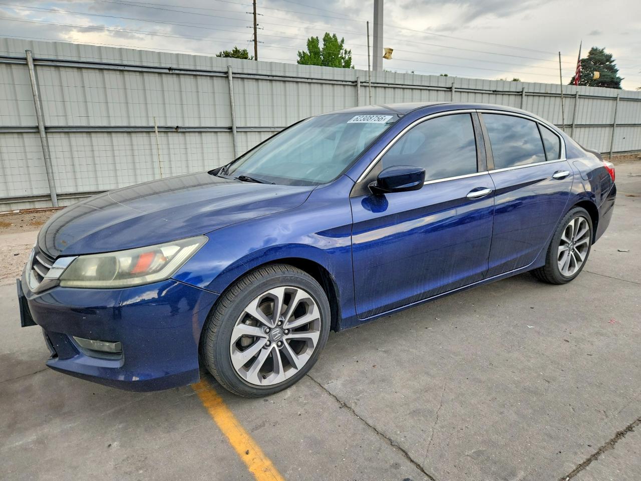 2015 Honda Accord Sport Blue vin: 1HGCR2F54FA249195