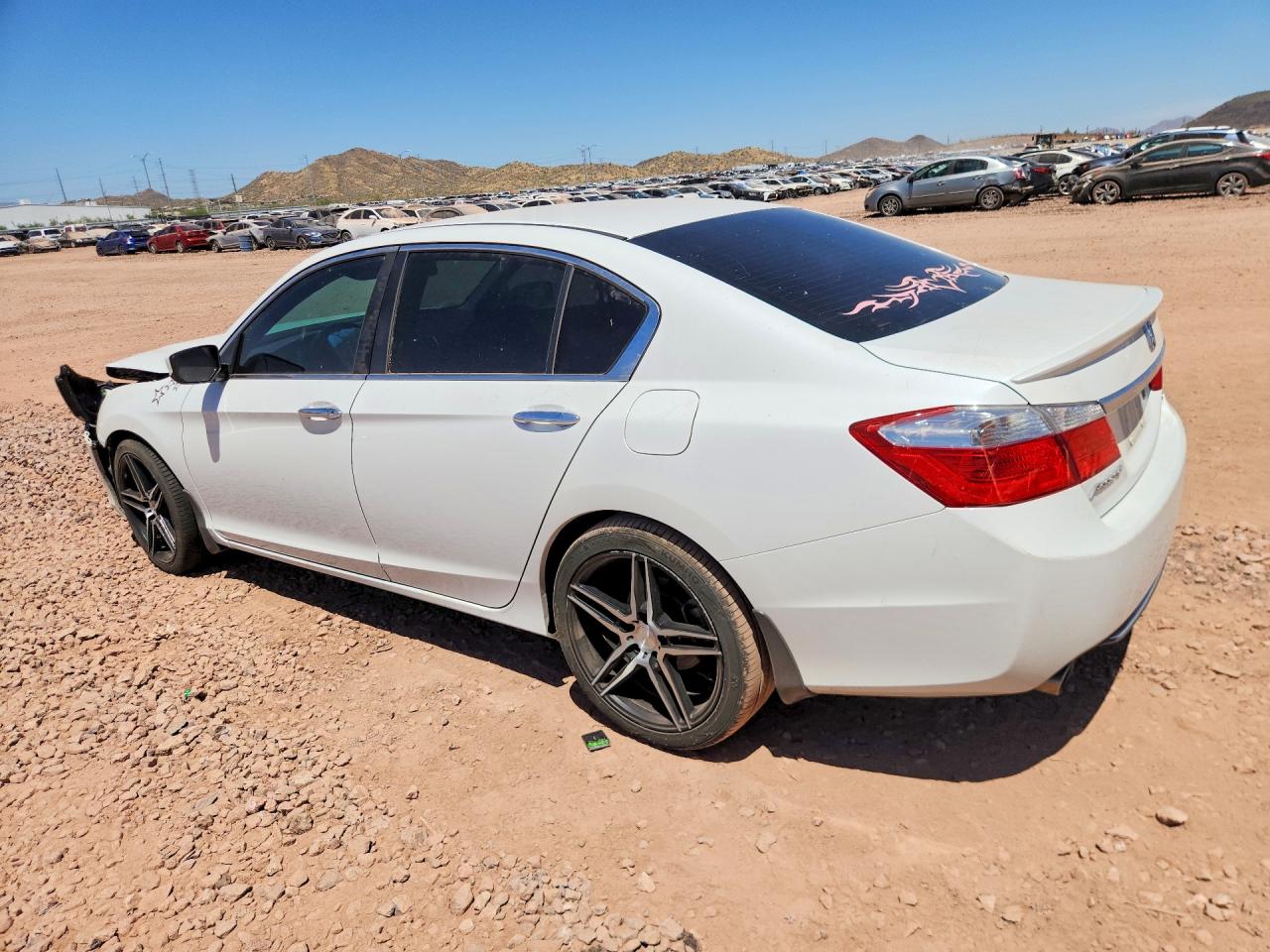 2015 Honda Accord Sport White vin: 1HGCR2F54FA258060