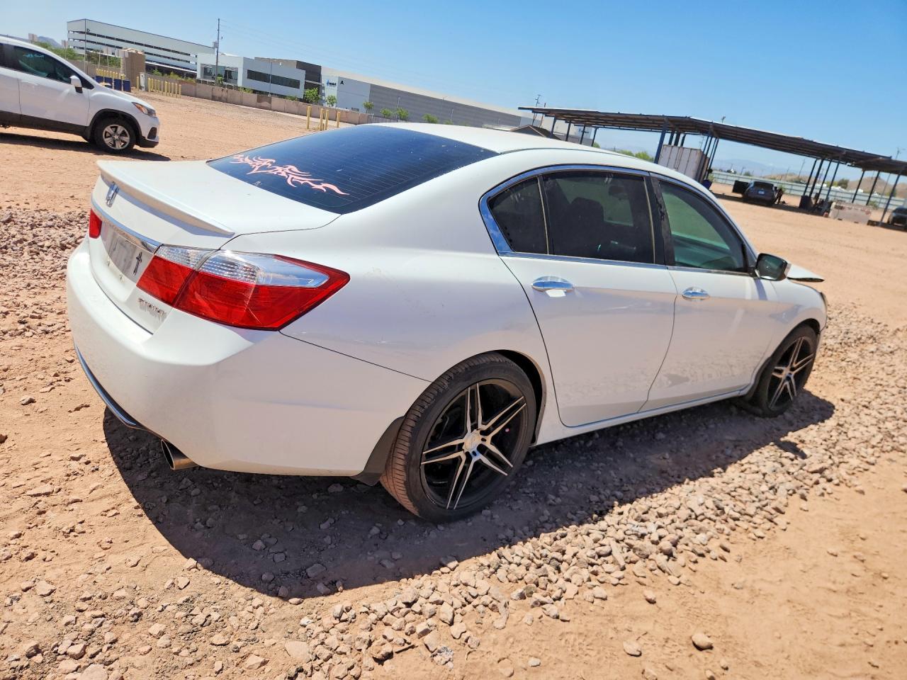 2015 Honda Accord Sport White vin: 1HGCR2F54FA258060