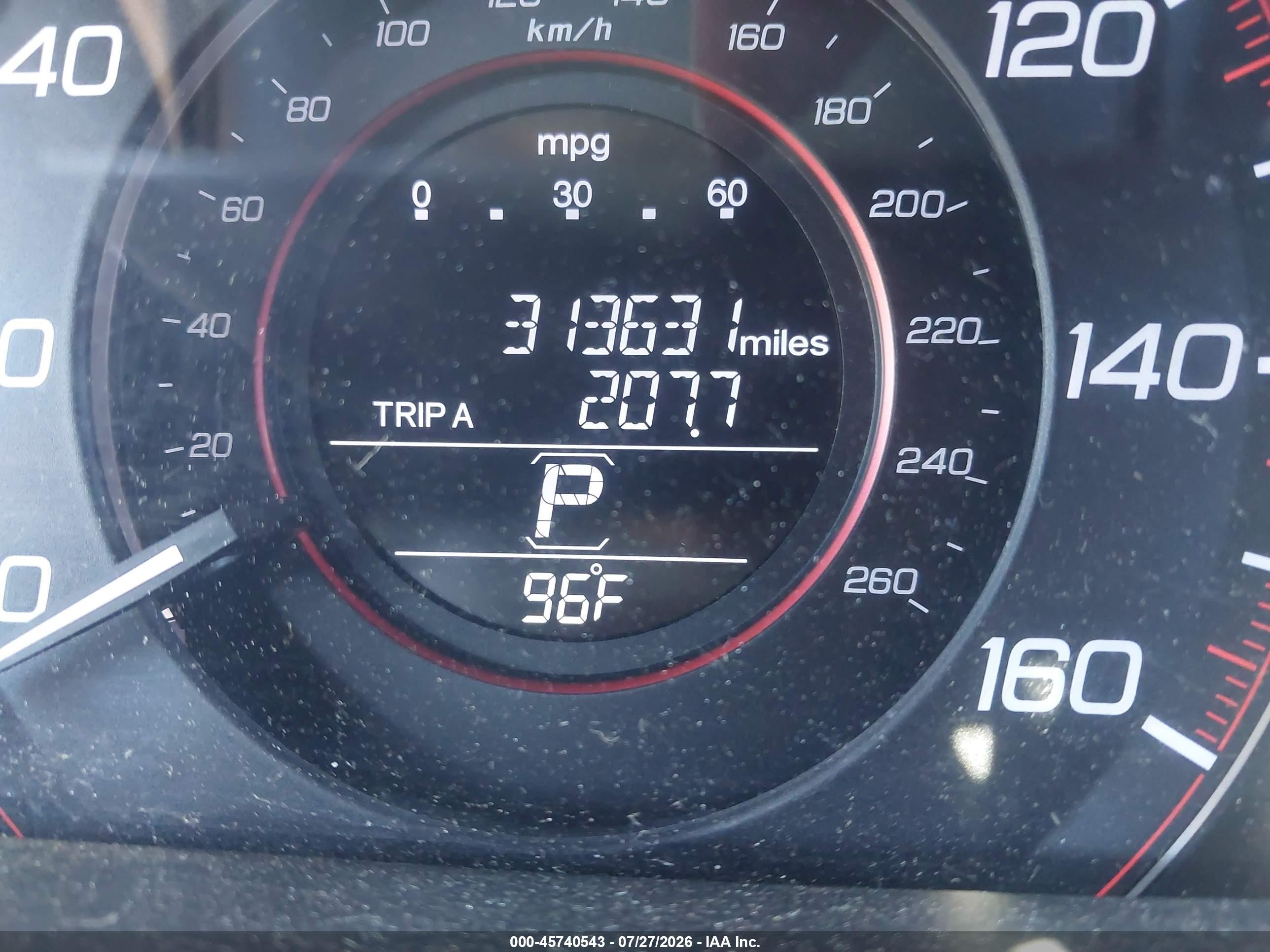 2015 Honda Accord Sport White vin: 1HGCR2F54FA264635