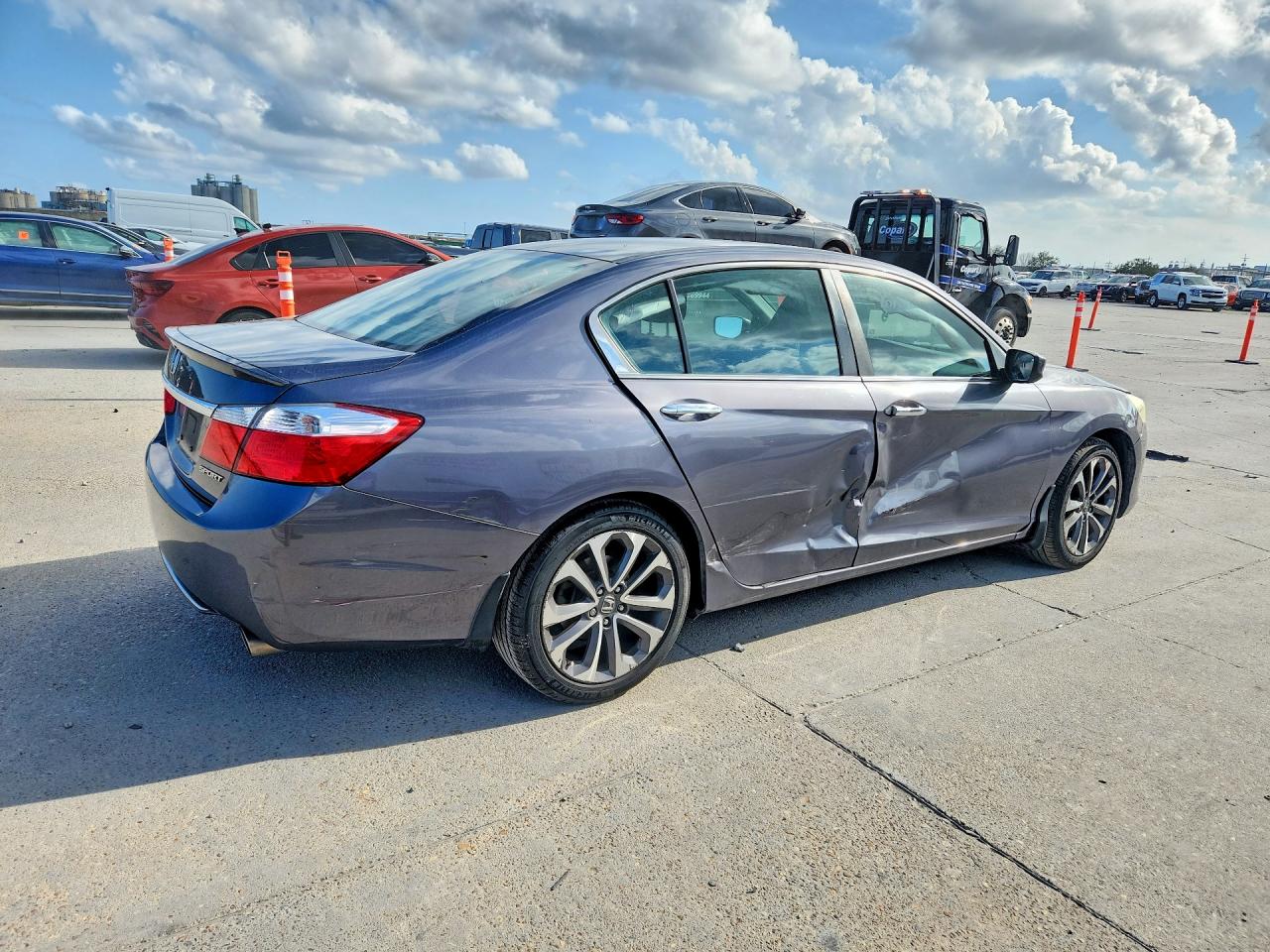 2015 Honda Accord Sport Gray vin: 1HGCR2F54FA270919