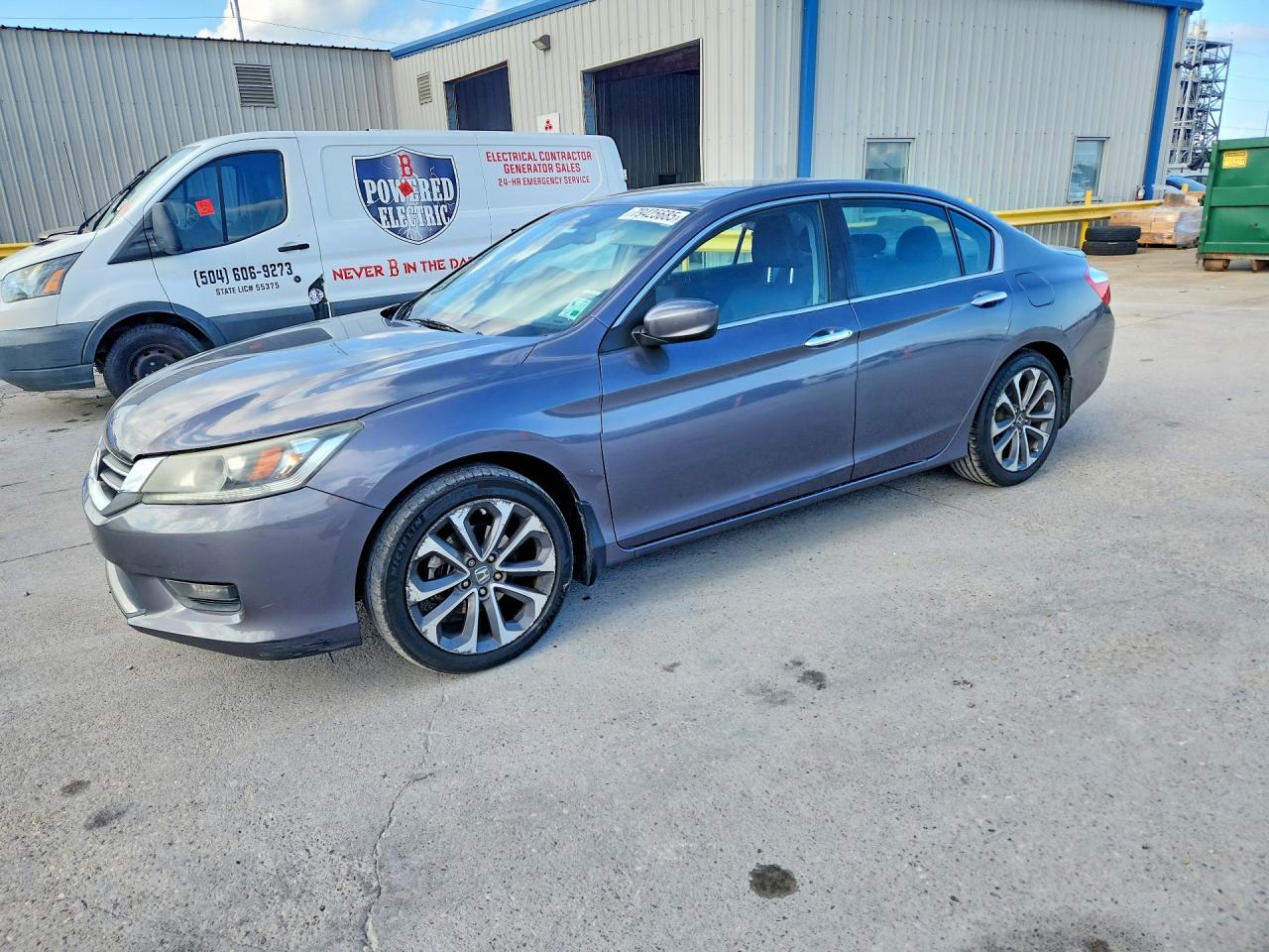 2015 Honda Accord Sport Gray vin: 1HGCR2F54FA270919