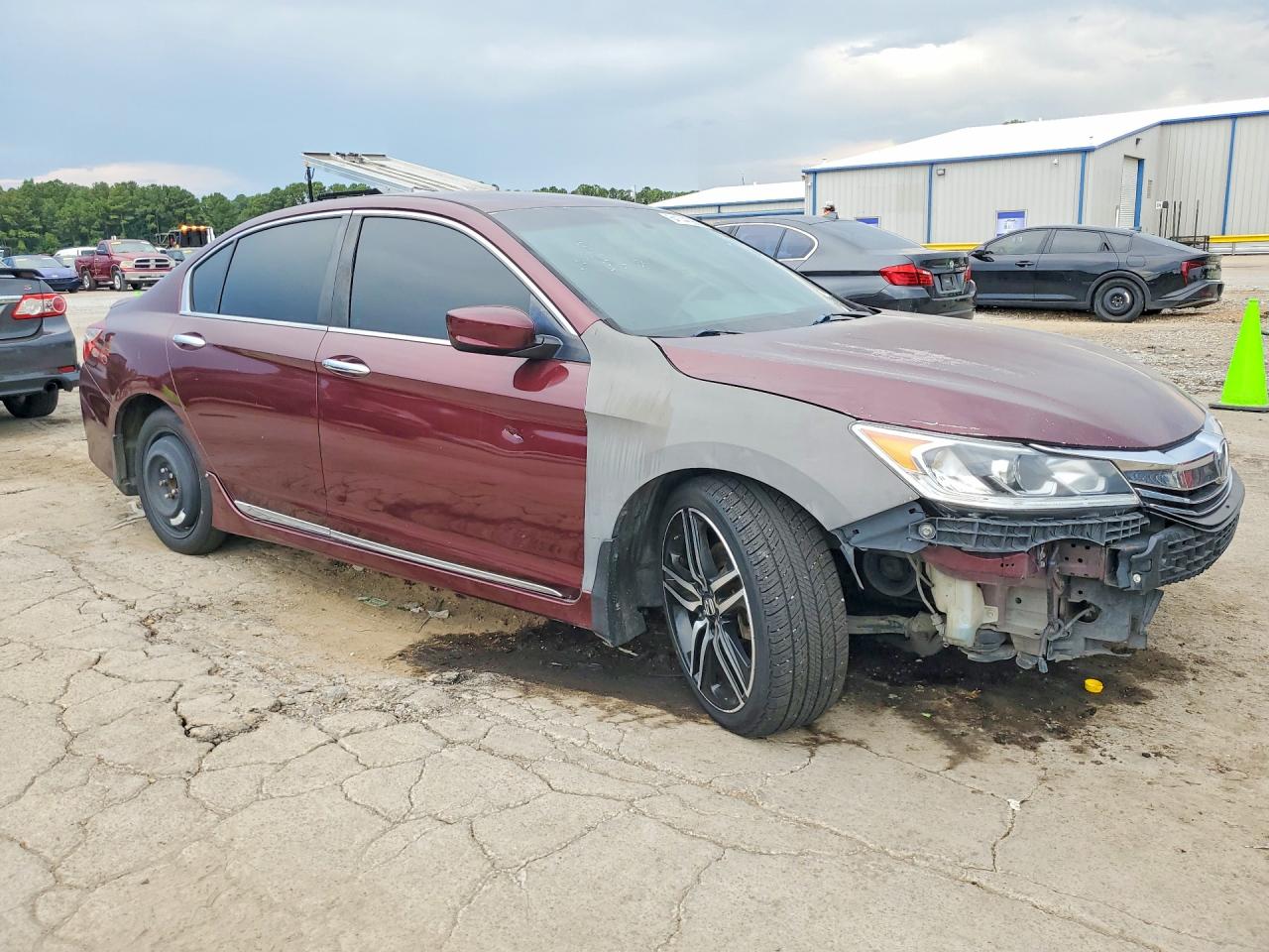 2016 Honda Accord Sport Бордовый vin: 1HGCR2F54GA240210