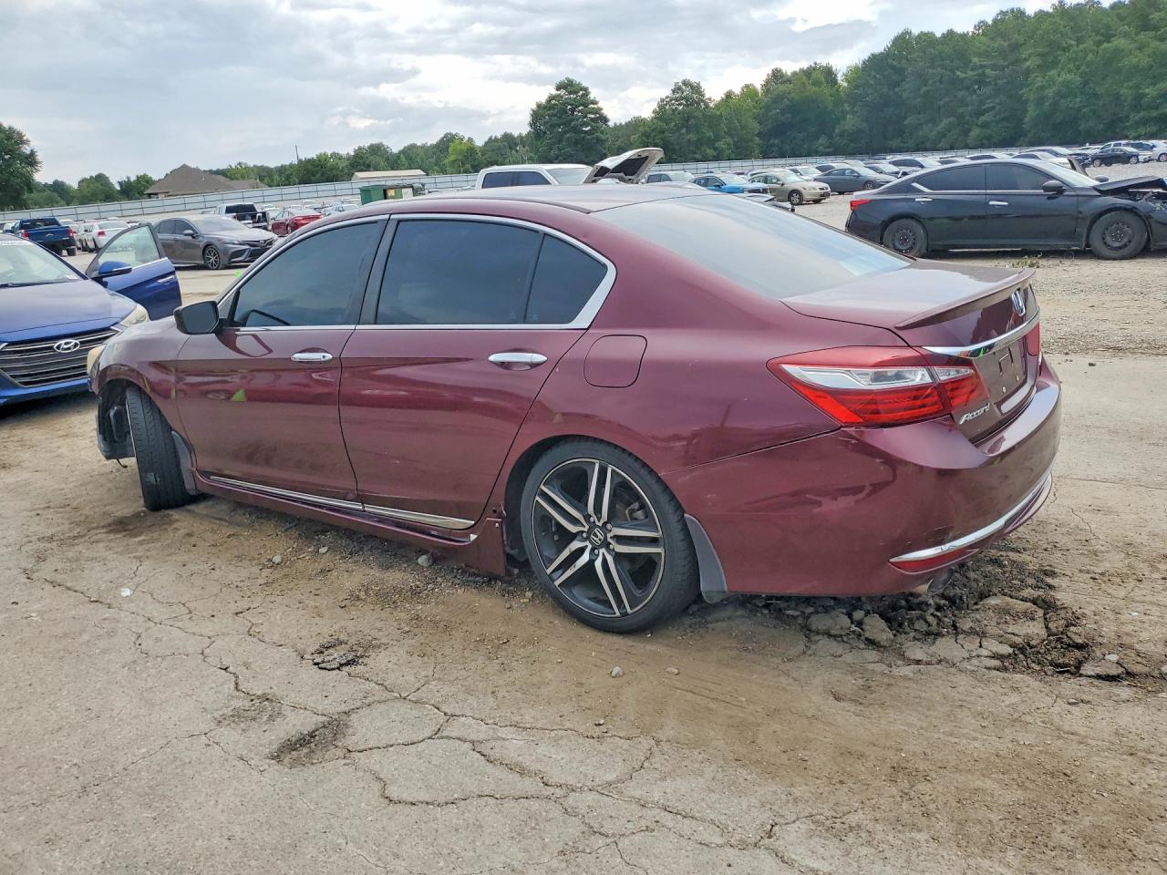 2016 Honda Accord Sport Бордовый vin: 1HGCR2F54GA240210
